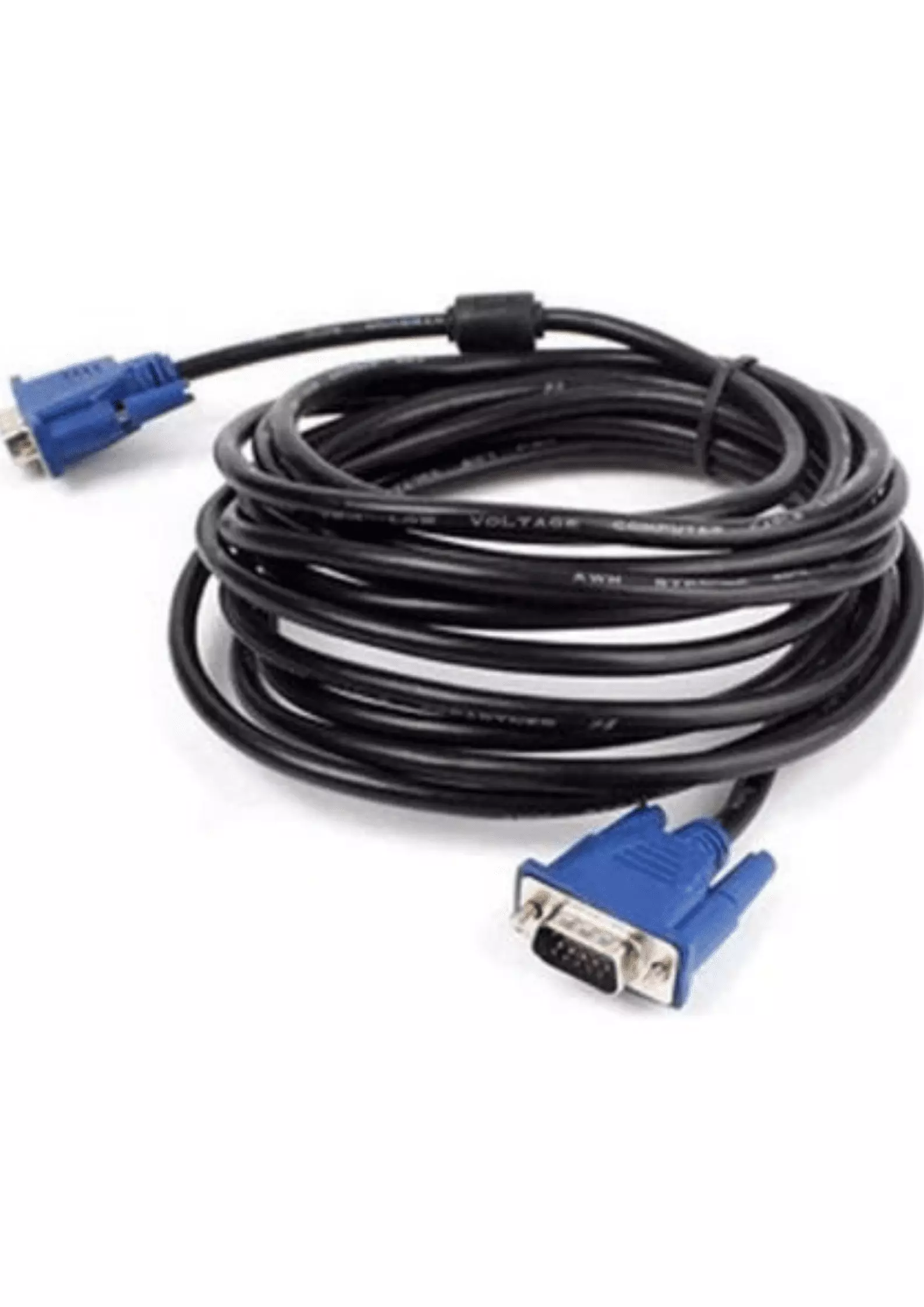 10M Orjinal VGA Görüntü Kablosu Projeksiyon Ekran Monitör LCD Tv - 10 Metre
