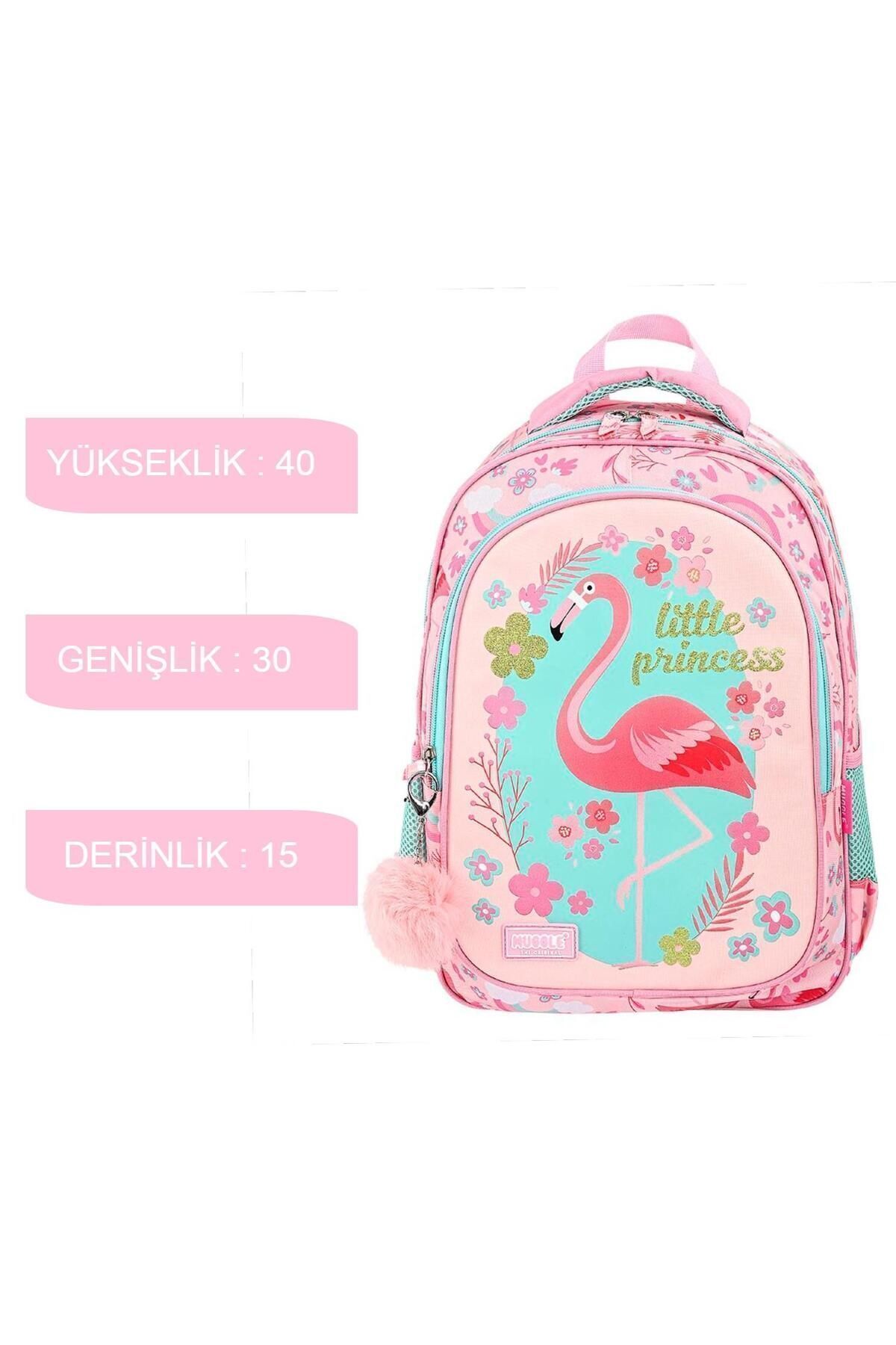 2 Bölmeli Flamingo Okul Sırt Çantası MU-9084