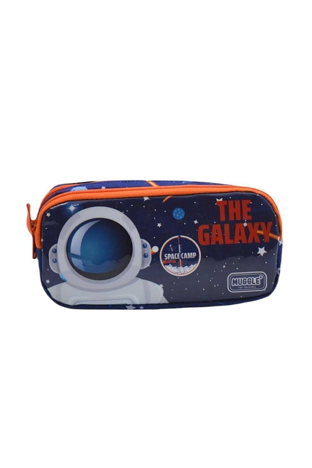 2 Bölmeli Galaxy Kalem Çantası Lacivert (MU-0891)