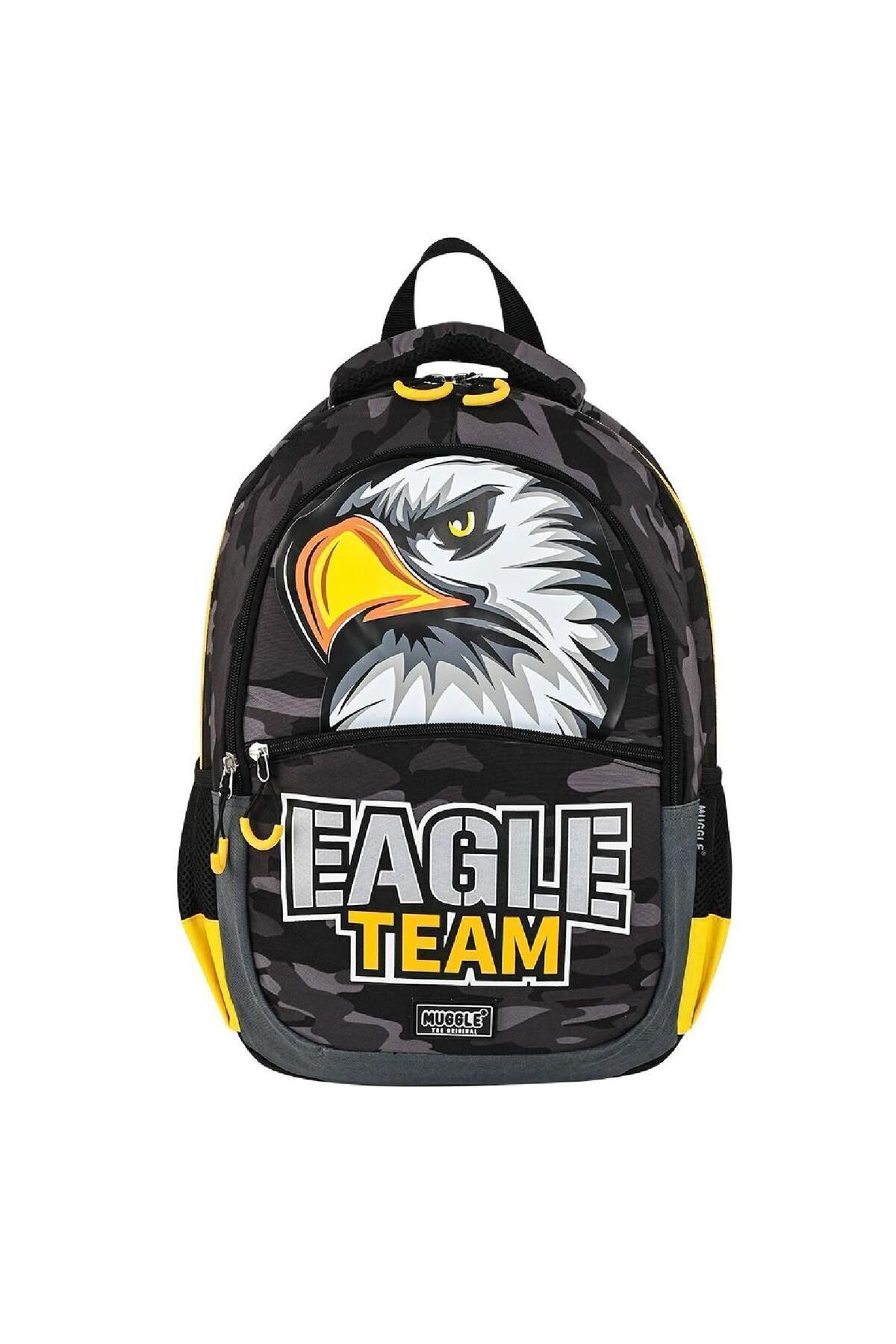 3 Bölmeli Eagle Team Okul Sırt Çantası MU-9156