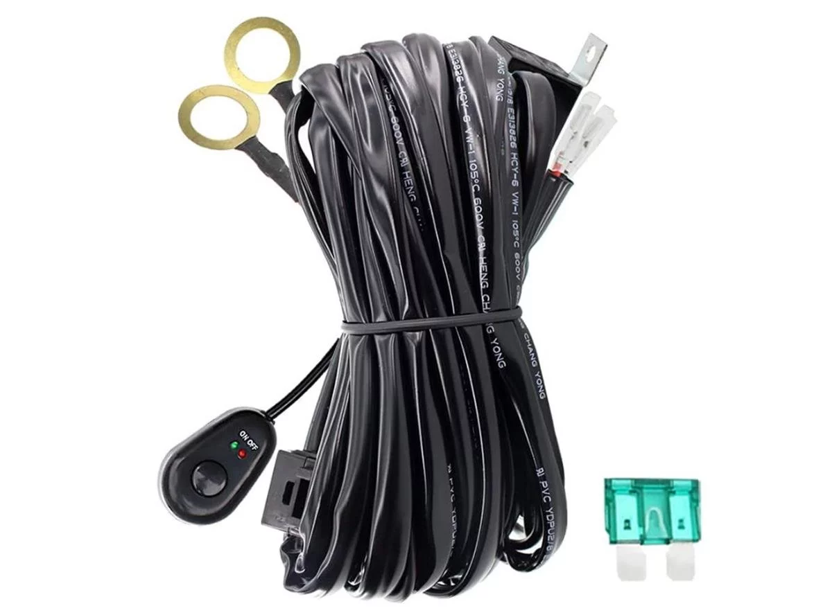 300W 16 AWG Kablo Demeti 15A Off Road Led Açma Kapama Kumandalı Kablo