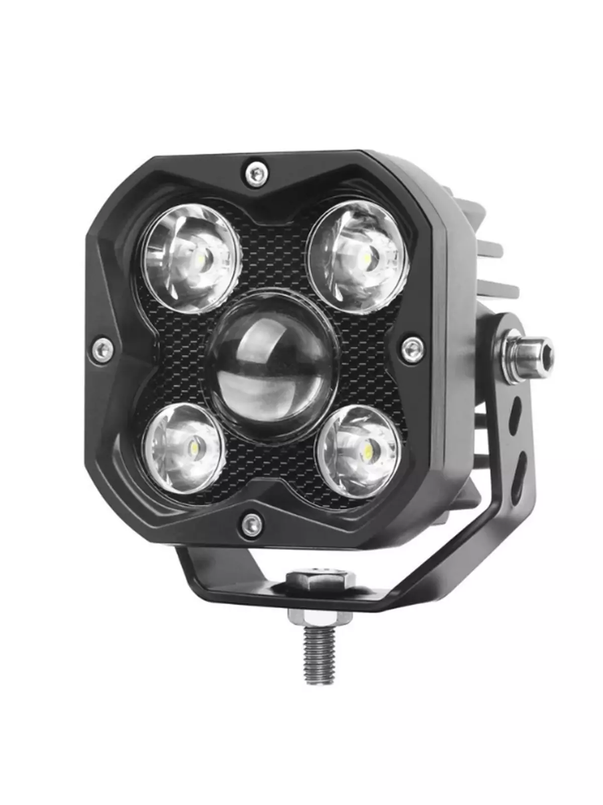 30w Kare 5 Ledli Delici Sis Farı Off Road Çalışma Tekne Lambası