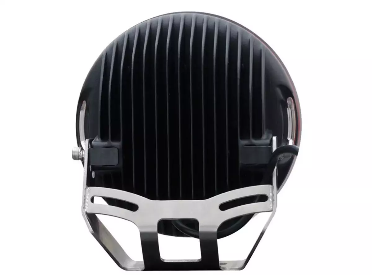 32 Ledli Siyah Çerçeve 96w Off Road Led Sis Farı Su Geçirmez 12v 24v Yuvarlak Çalışma Lambası