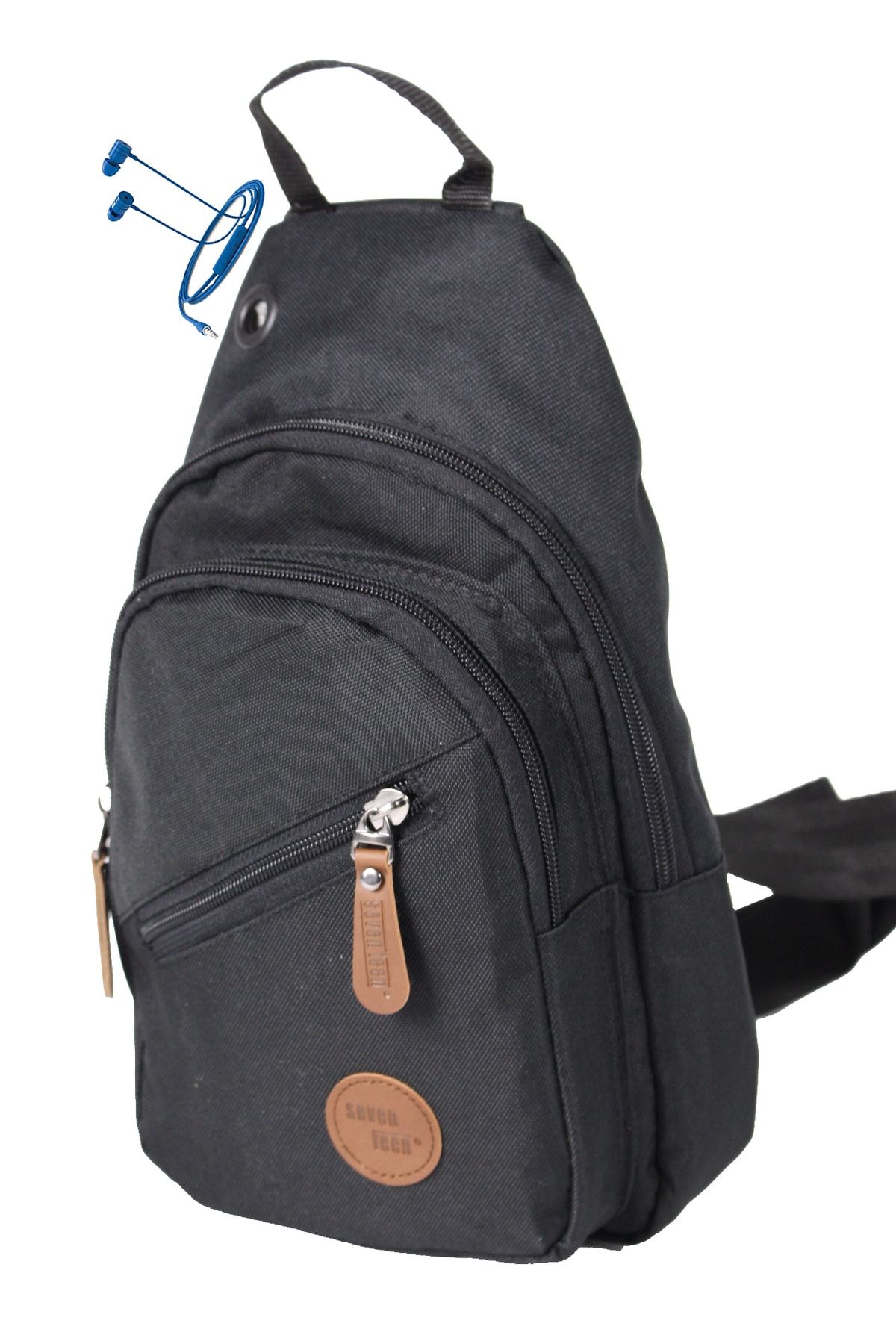 3475-1 Kumaş, Tek Omuz Askılı Sırt Çantası - Body Bag
