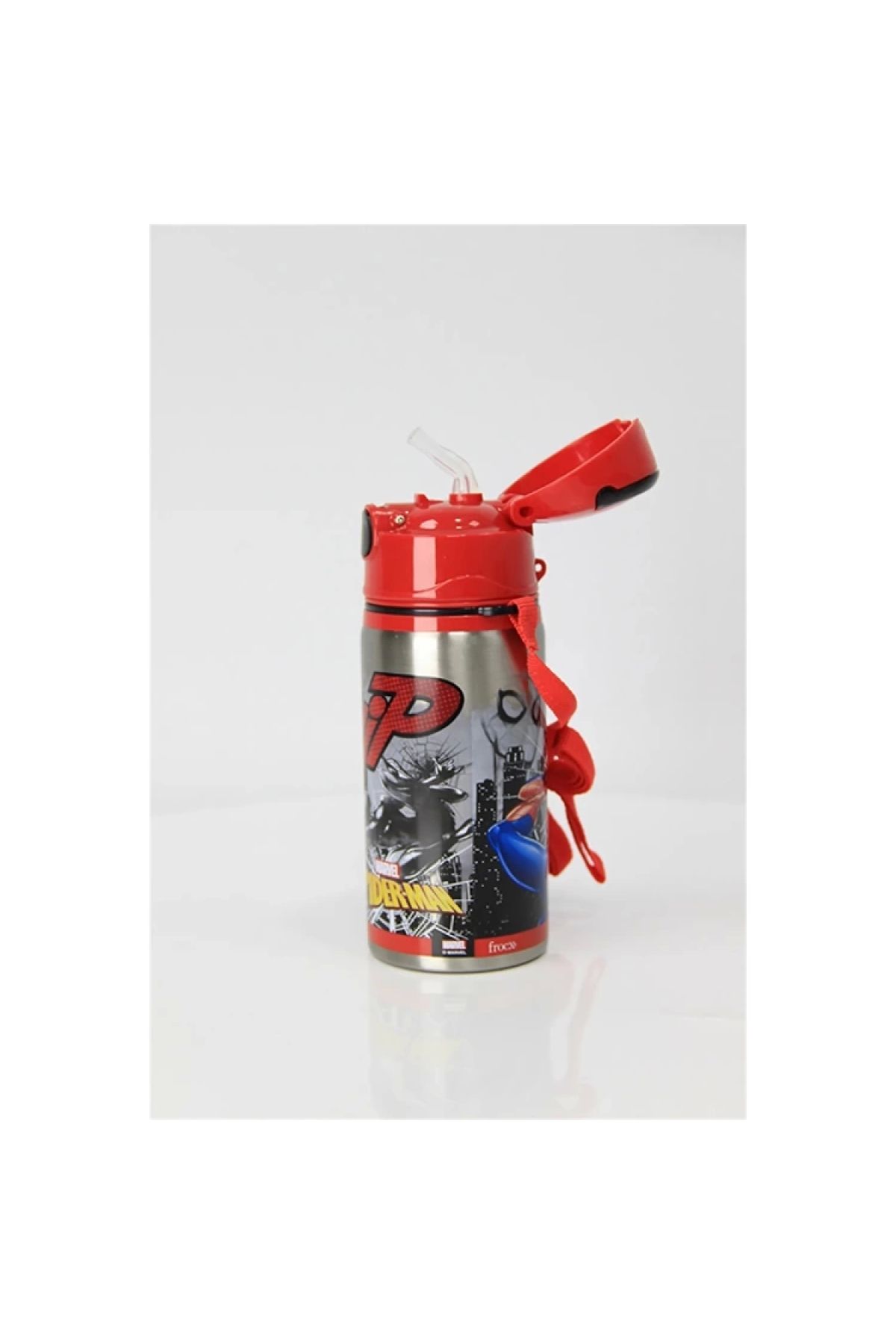 42076 Pipetli Çelik Matara (SULUK) 500ml