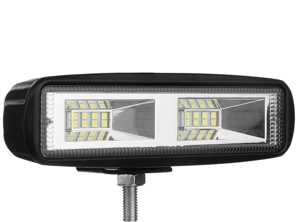 48w 16Led Yatay 12-24v Off Road İş Lambası Beyaz Çalışma Tekne Traktör Araba Işığı
