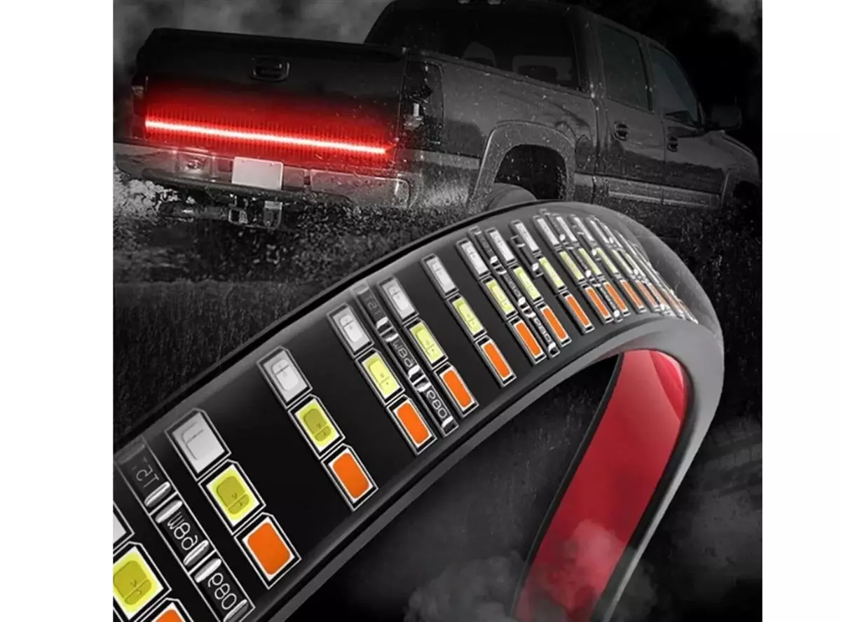 5 Modlu Off Road Bagaj Sinyalli Kayar Led Lamba 120cm Bagaj Altı