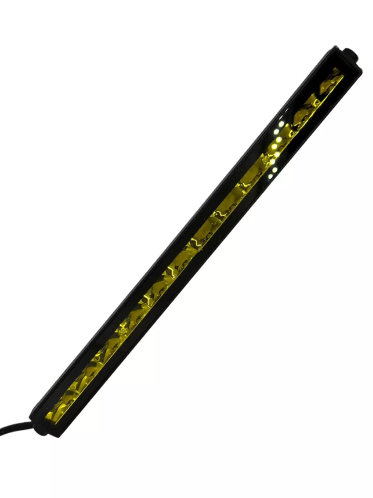 60w Düz Universal Uzun Sis Lambası Led Amber Cam Bar 12 Led