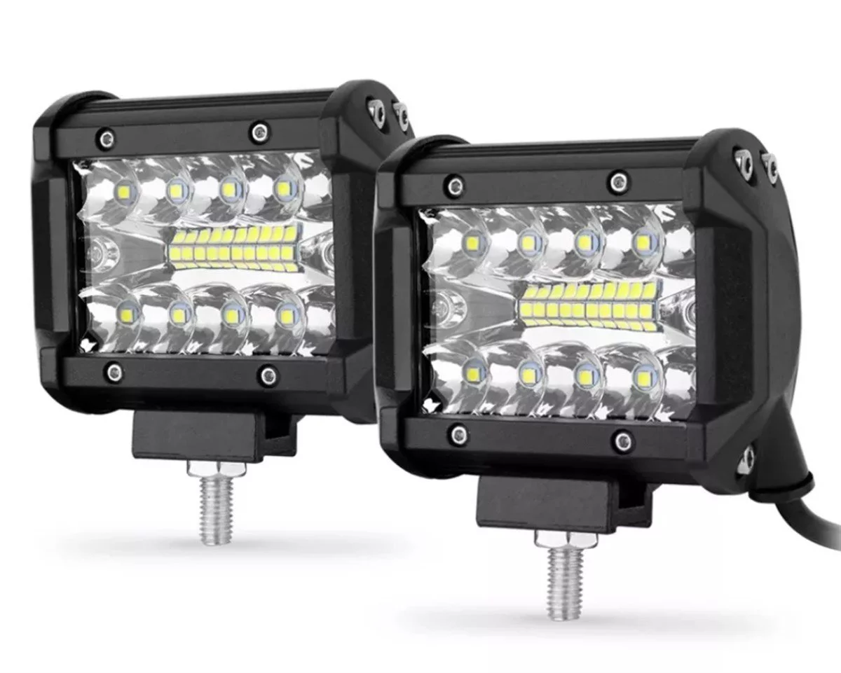 60W Kombo Aydınlatma 20 LED Çalışma Lambası Off Road Motorsiklet
