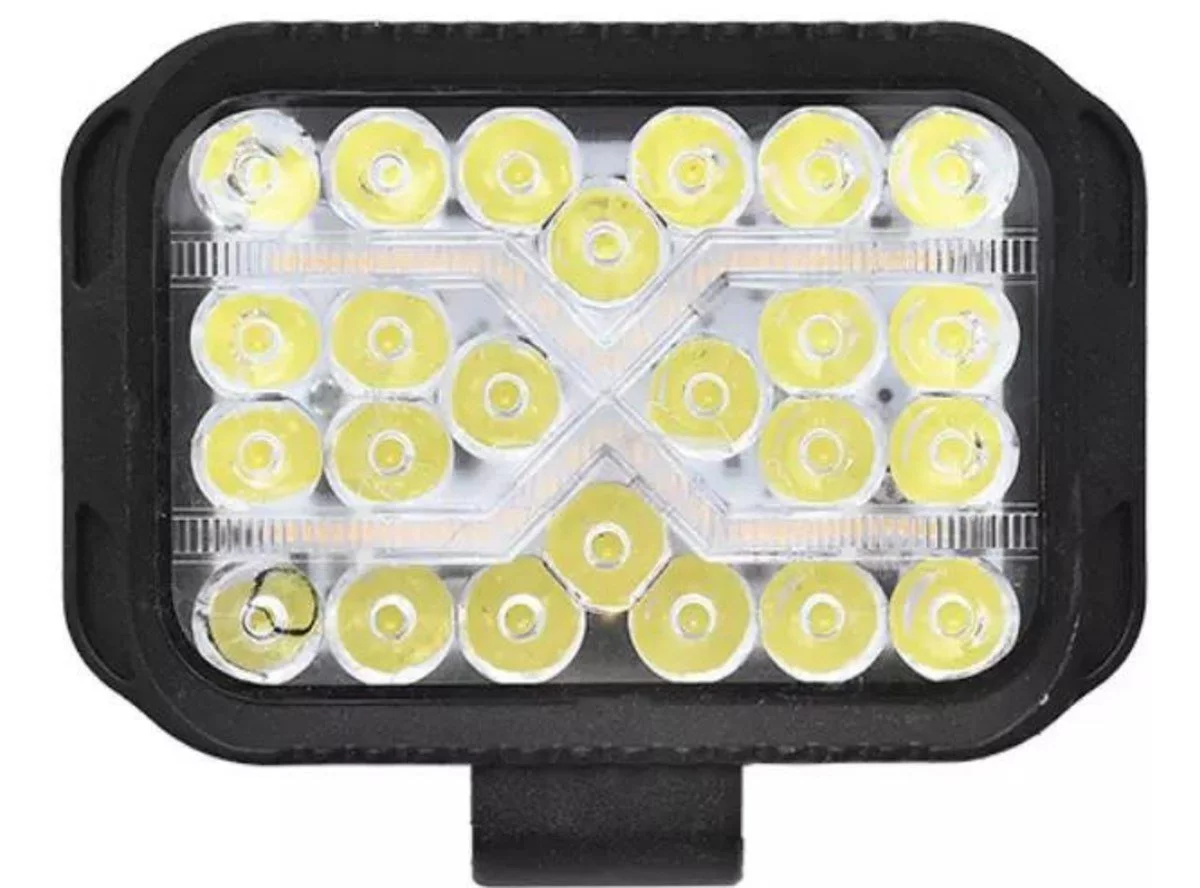 60w Vurgu Spot Lambası Dikdörtgen Kombo Off Road Tekne Çalışma Ledi