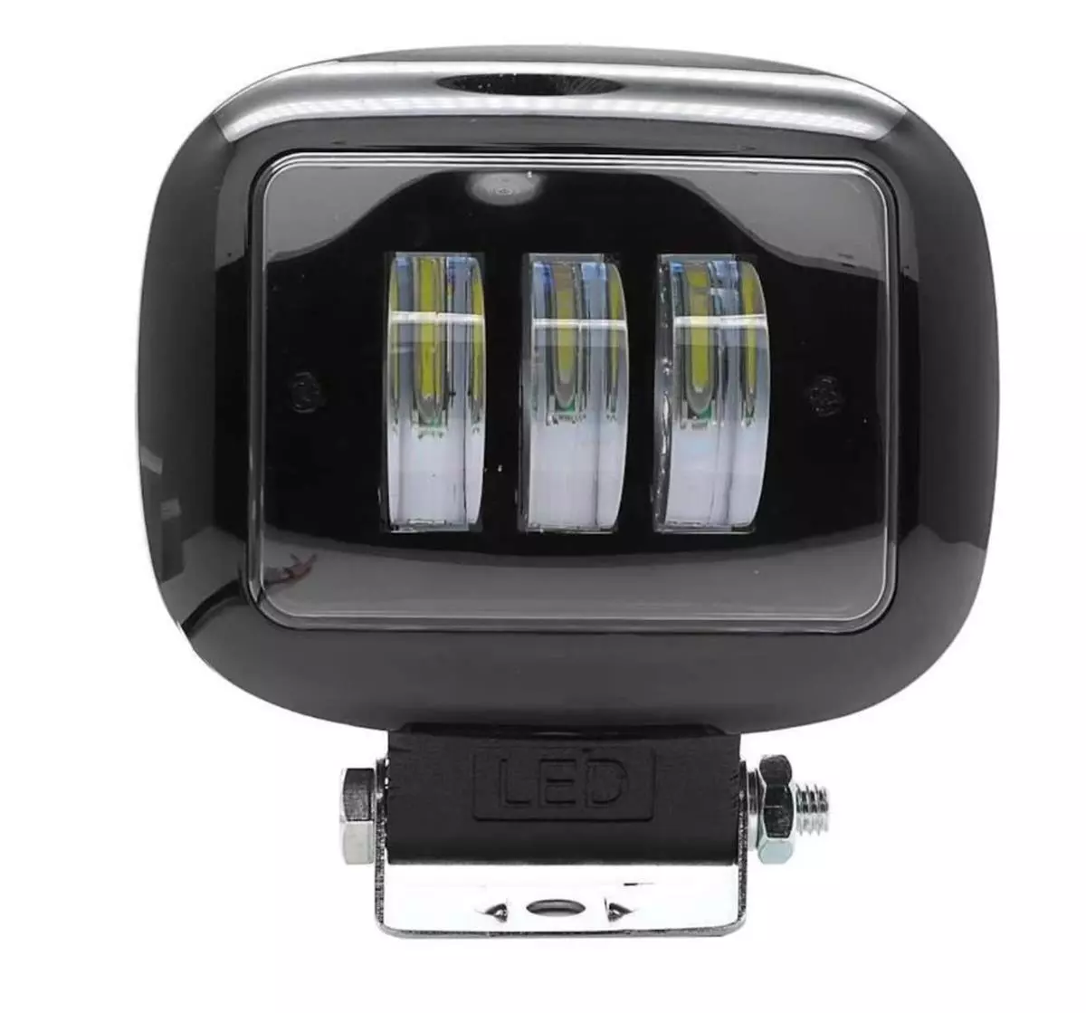 6D Dikdörtgen Off Road Spot Sis Lambası 12Cm 2 LED 20W Çalışma Işığı