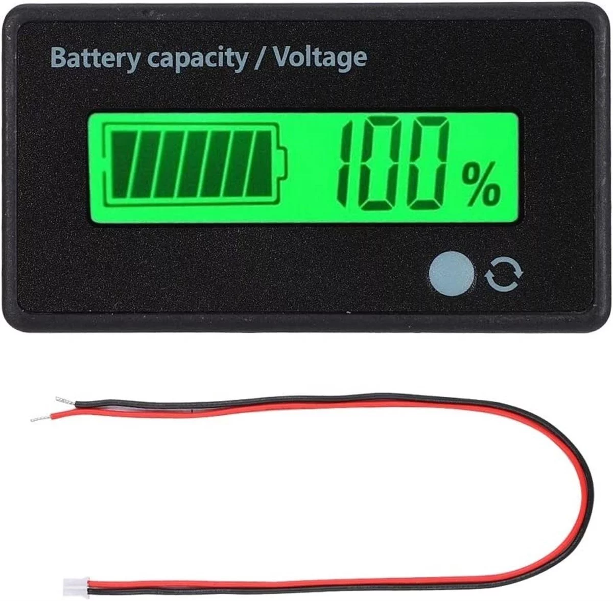 6V-73V Asit Kurşun Lityum Pil Test Kapasite Göstergesi Voltmetre