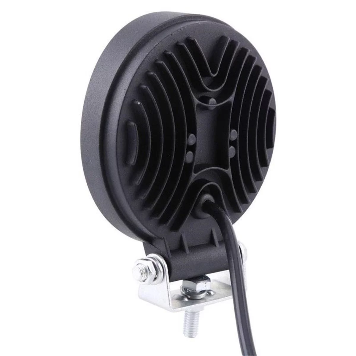 72W Yuvarlak Su Geçirmez DC 12V-24V Off Road Lambası Tekne İş Makinası