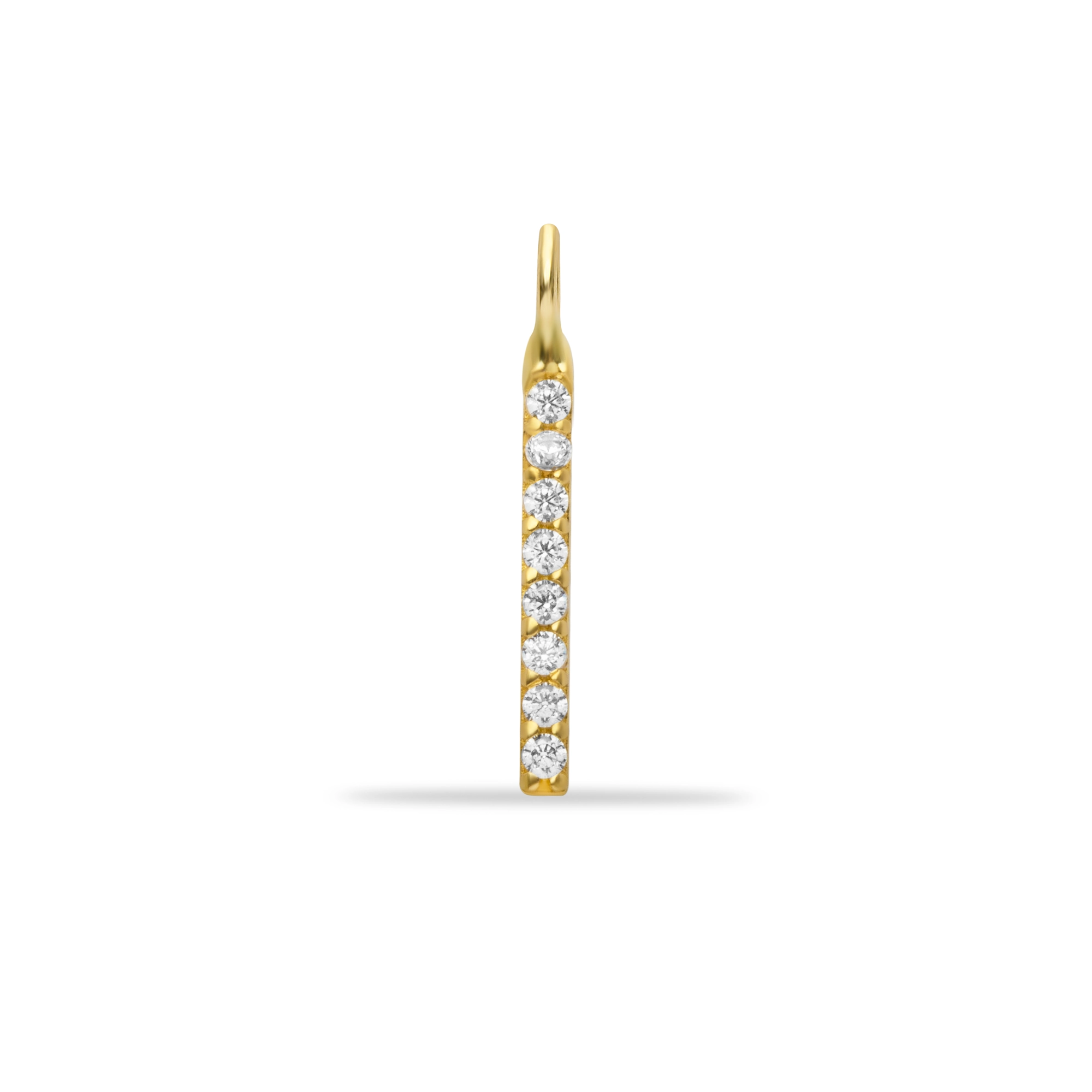 STONE STICK BAR PENDANT CHARM