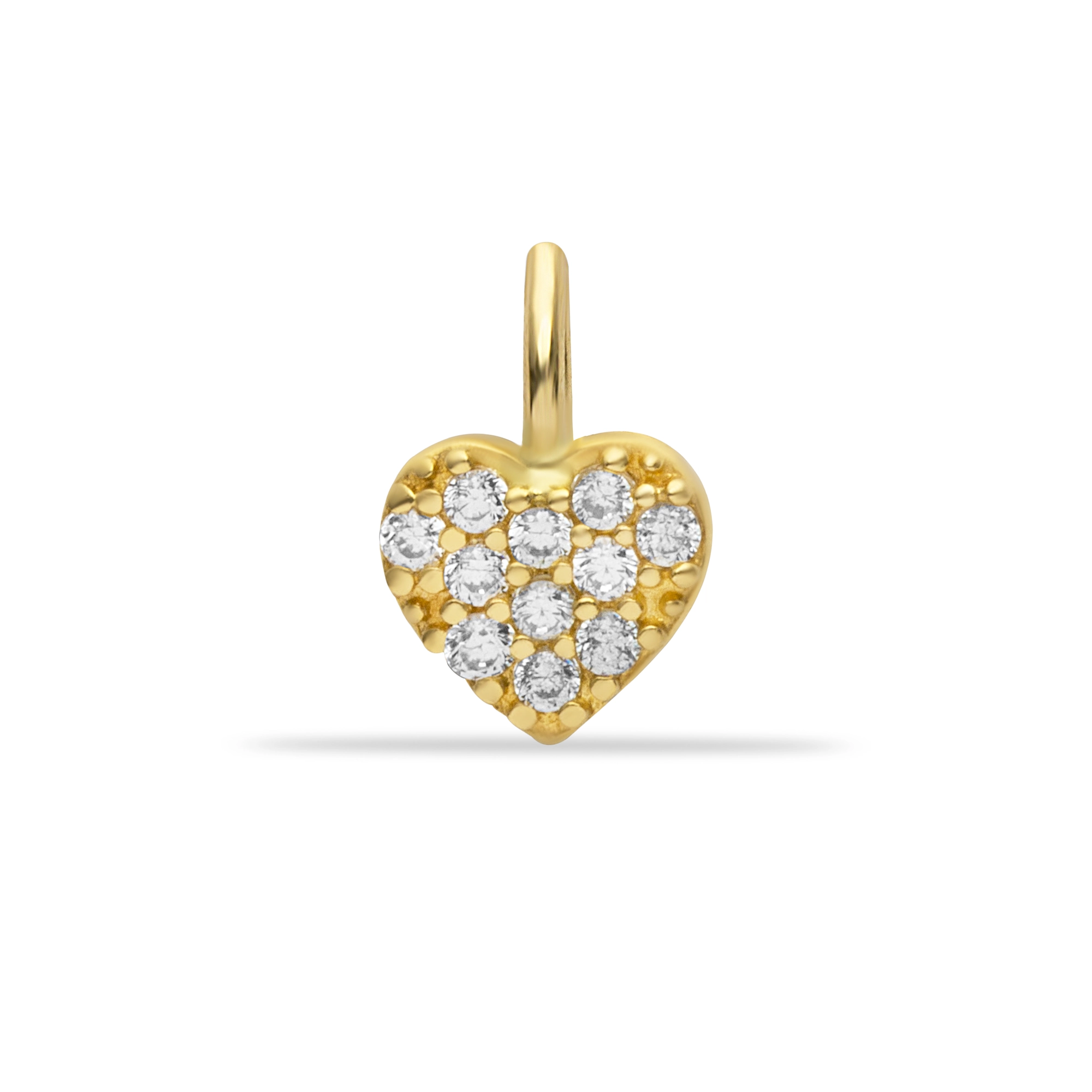 STONE HEART PENDANT CHARM
