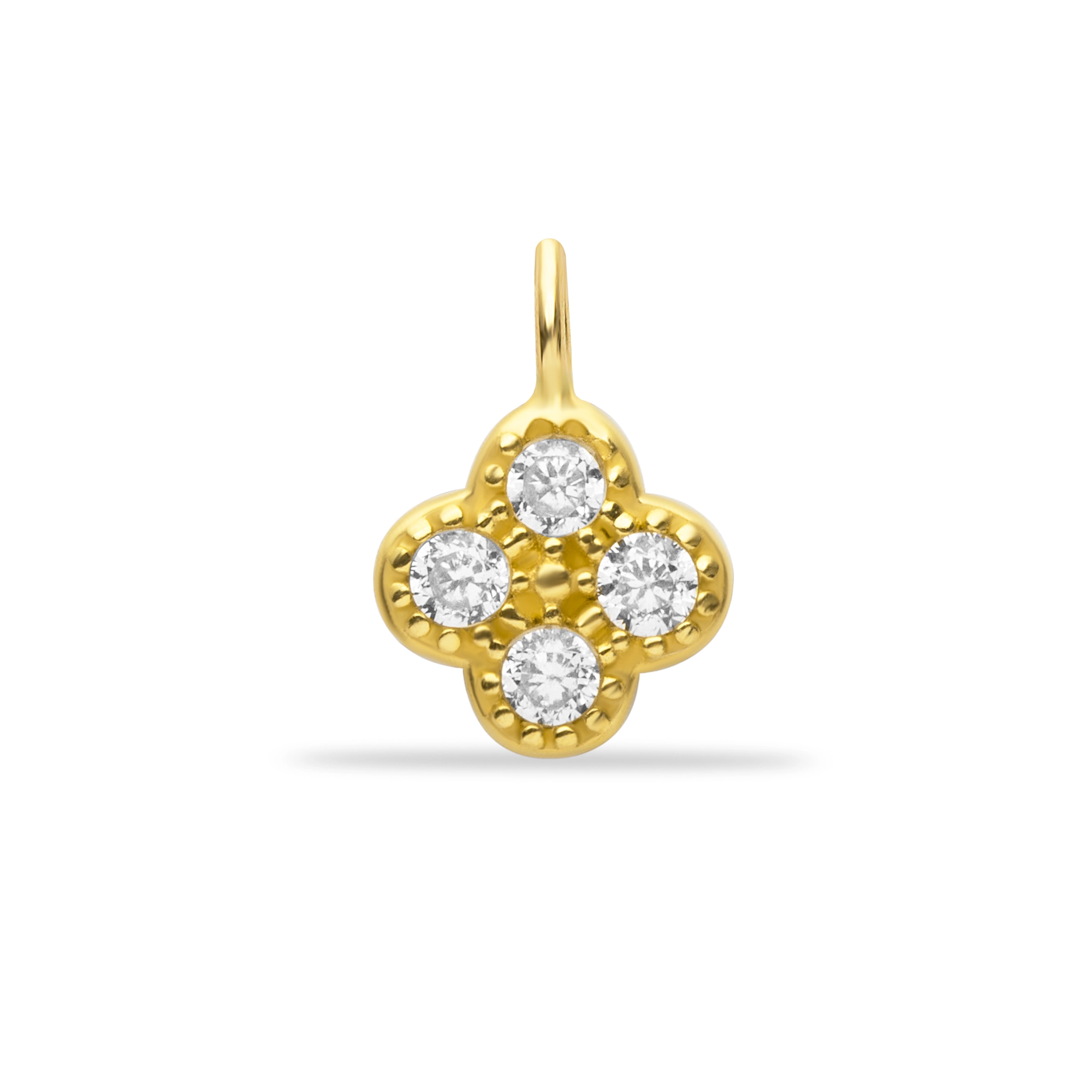 FOUR STONE PENDANT CHARM