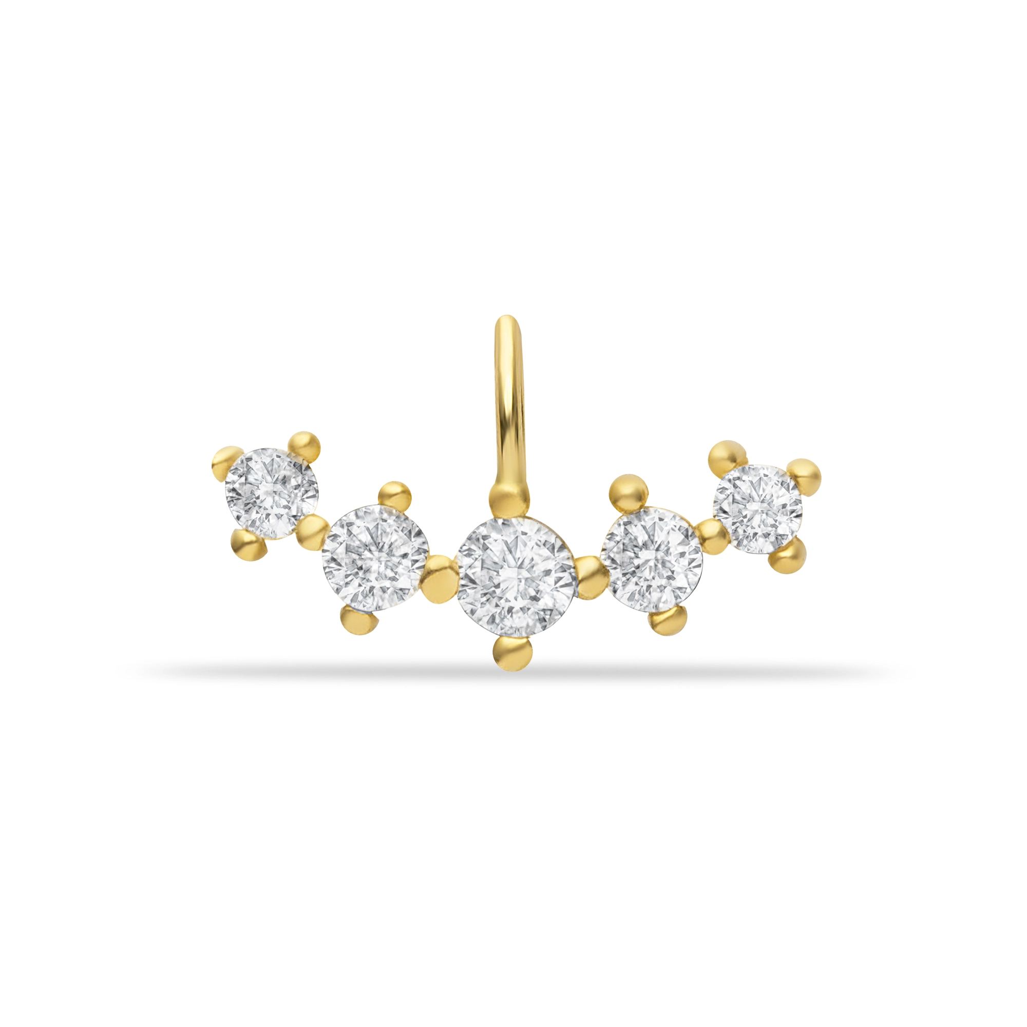 FIVE-STONE PENDANT CHARM