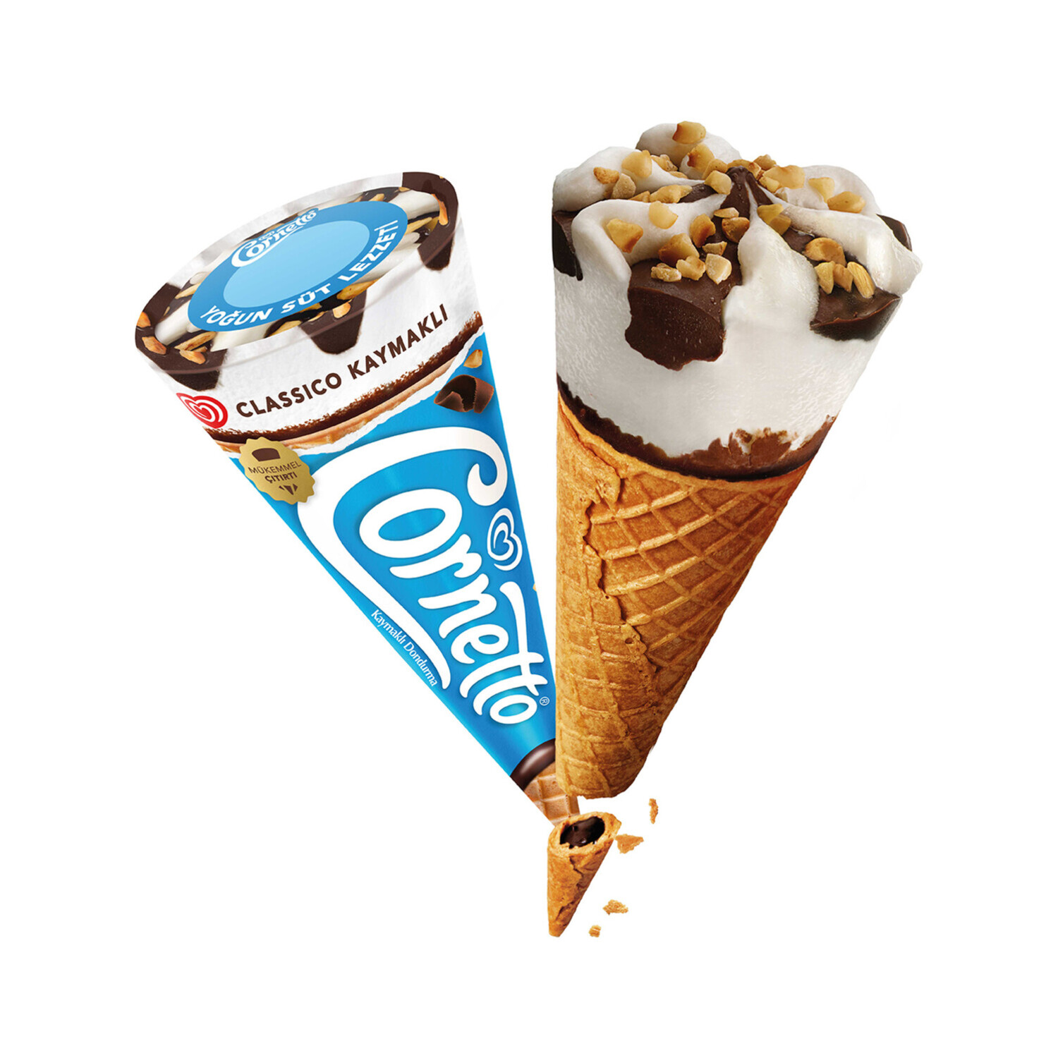 Algida Cornetto Classico Kaymak 125 Ml