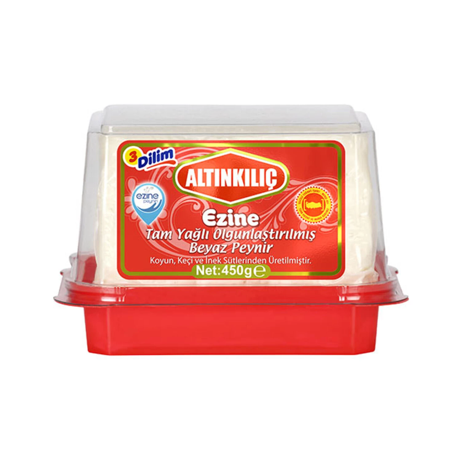 Altınkılıç Ezine Tam Yağlı Olgunlaştırılmış Koyun Peyniri 450 Gr