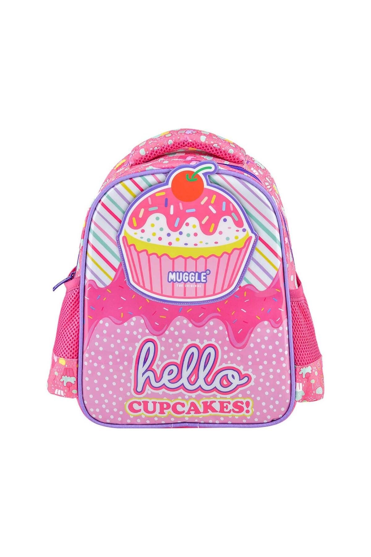 Anaokulu Çantası Cup Cake Pembe Anaokulu Sırt Çantası