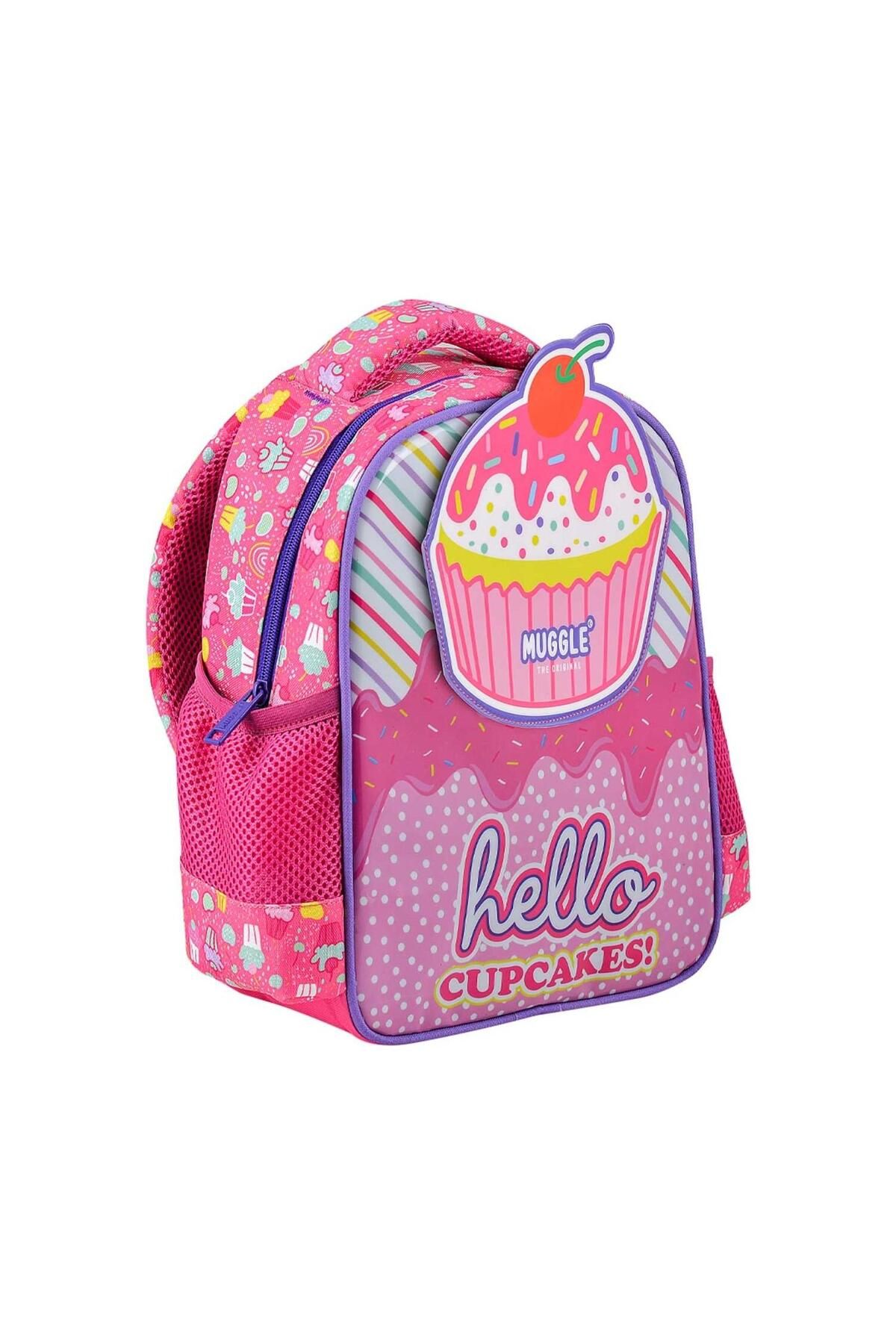 Anaokulu Çantası Cup Cake Pembe Anaokulu Sırt Çantası