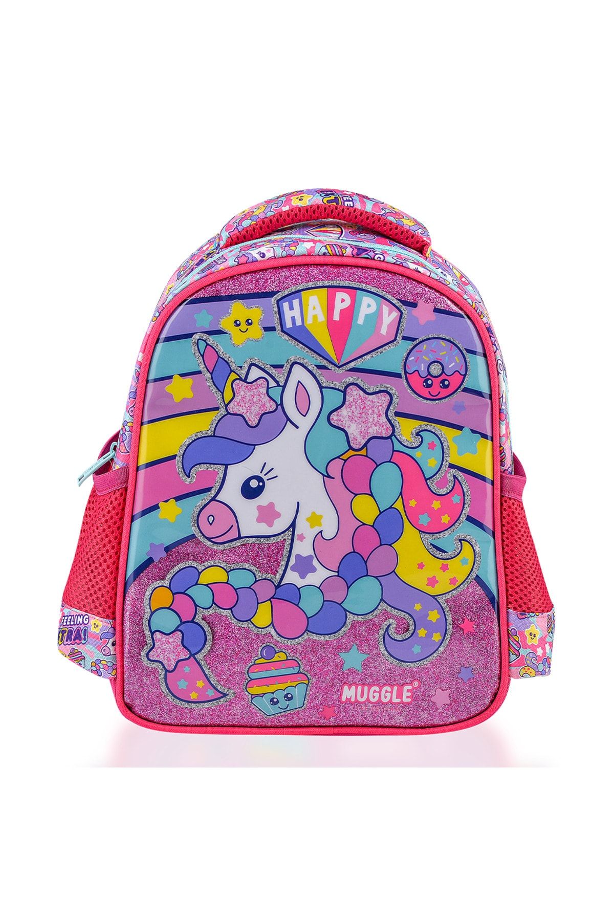 Anaokulu Sırt Çantası Happy Unicon Pembe Mu-6467