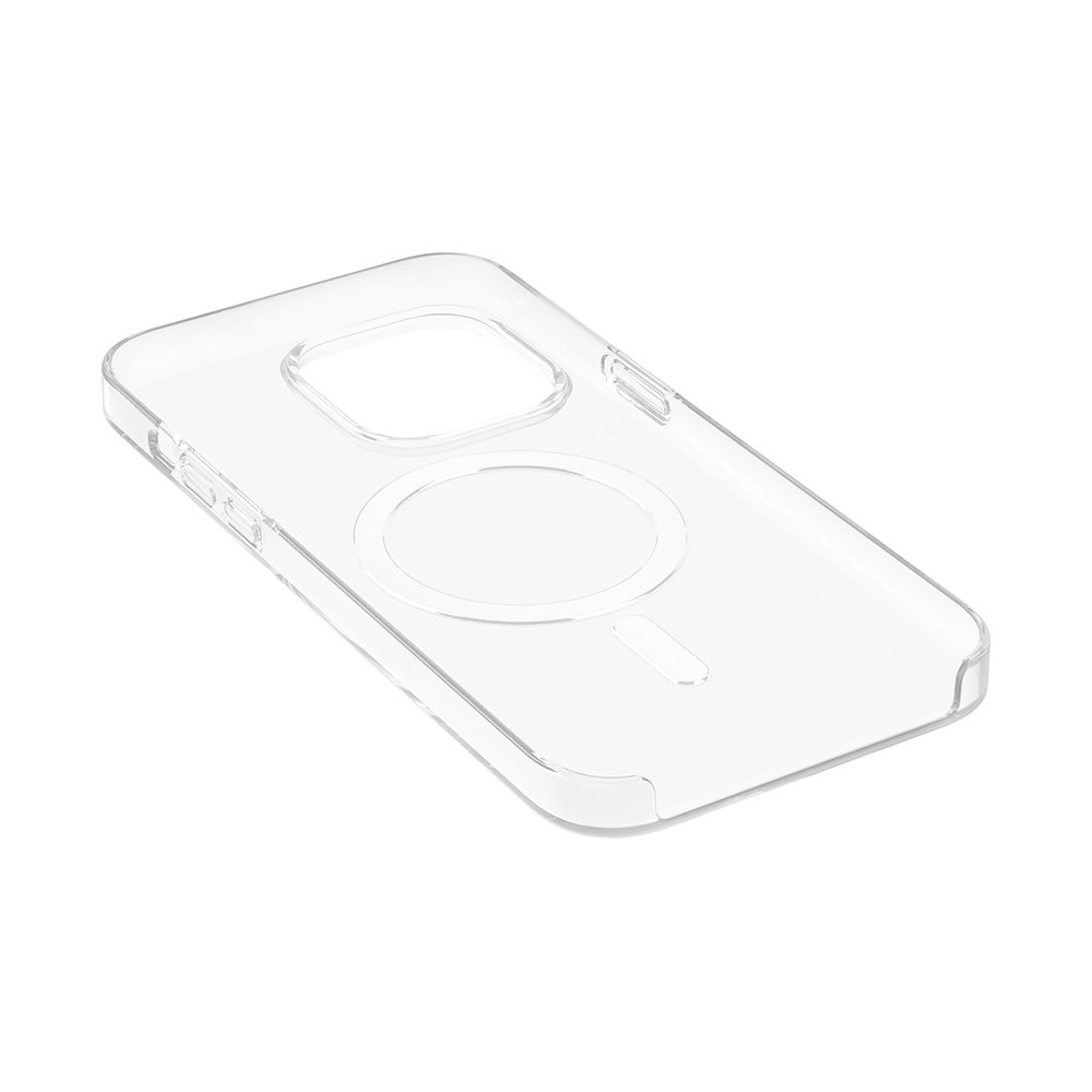 Apple iPhone 13 Pro Max Kılıf IC Çipli  Wireless Şarj Özellikli Şeffaf Orjin Lüx Kapak