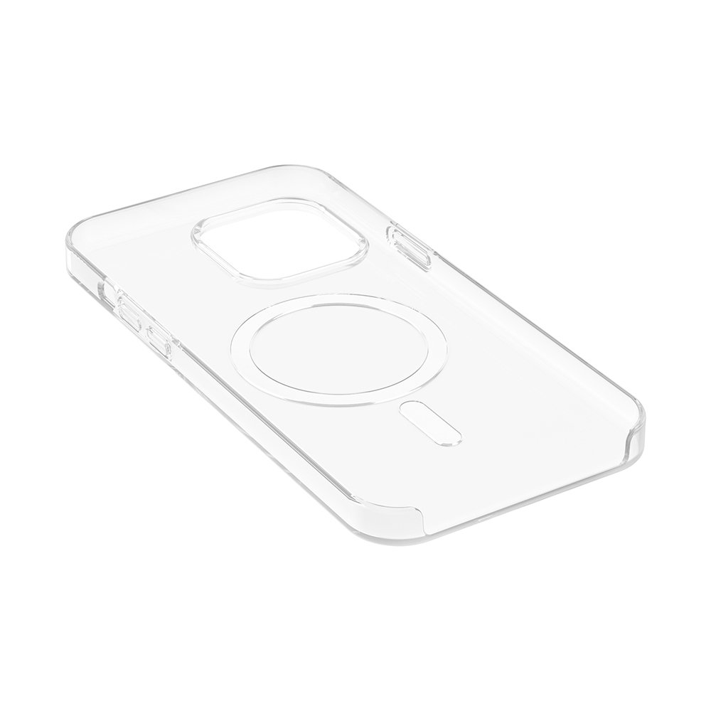 Apple iPhone 14 Pro Max Kılıf IC Çipli  Wireless Şarj Özellikli Şeffaf Orjin Lüx Kapak