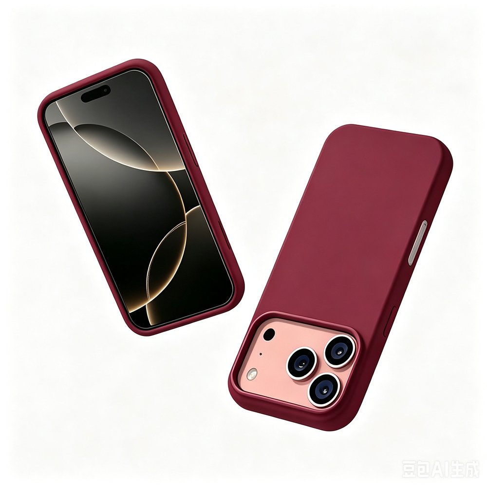 Apple iPhone 17 Pro Max Kılıf Lansman Tasarım İç Yüzeyi Kadife Silikon