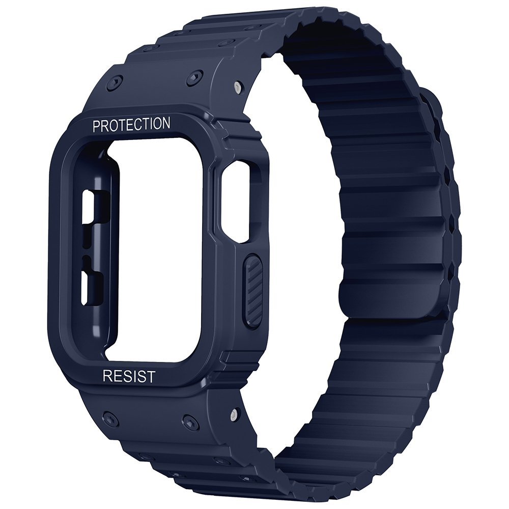 Apple Watch 10 46mm Uyumlu Kordon Kasa Koruyuculu Zırh Tasarım Ultra Koruma