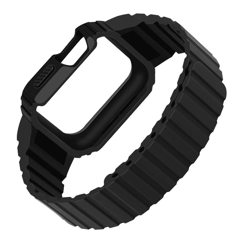 Apple Watch Ultra 49mm Uyumlu Kordon Kasa Koruyuculu Zırh Tasarım Ultra Koruma