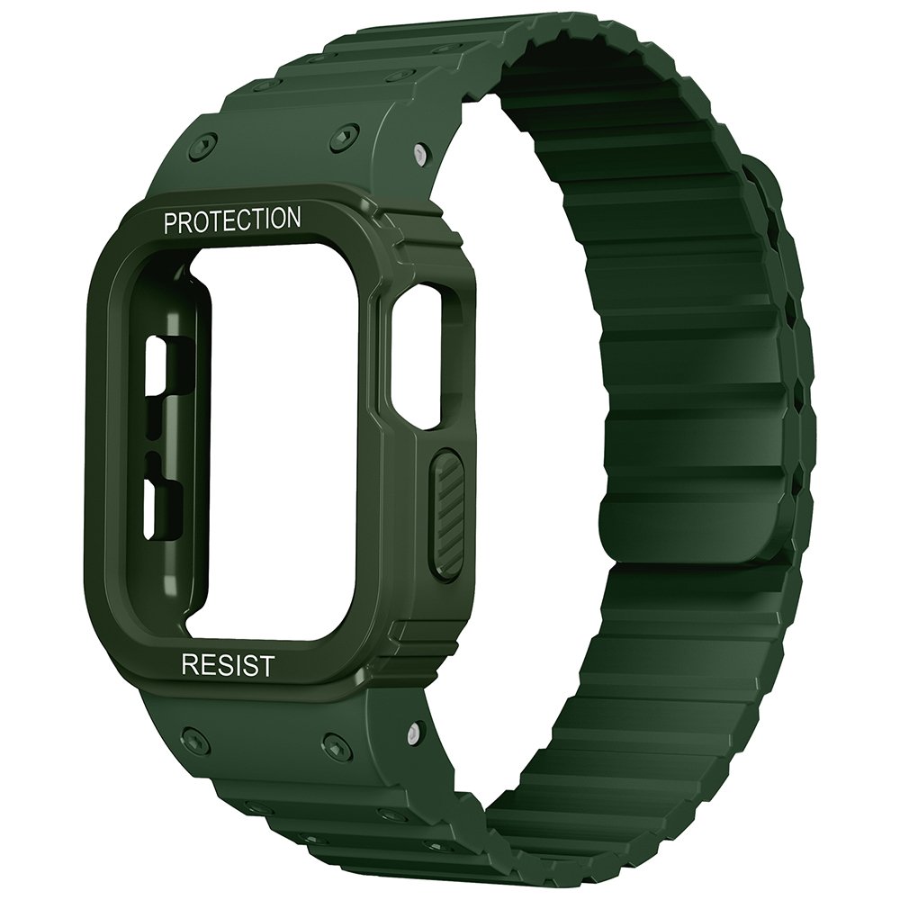 Apple Watch Ultra 49mm Uyumlu Kordon Kasa Koruyuculu Zırh Tasarım Ultra Koruma