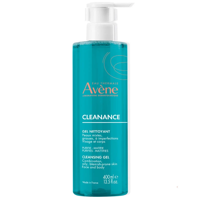 Avene Cleanance Yağlı ve Akneye Eğilimli Ciltler için Matlaştırıcı Yüz Temizleme Jeli 400 ml