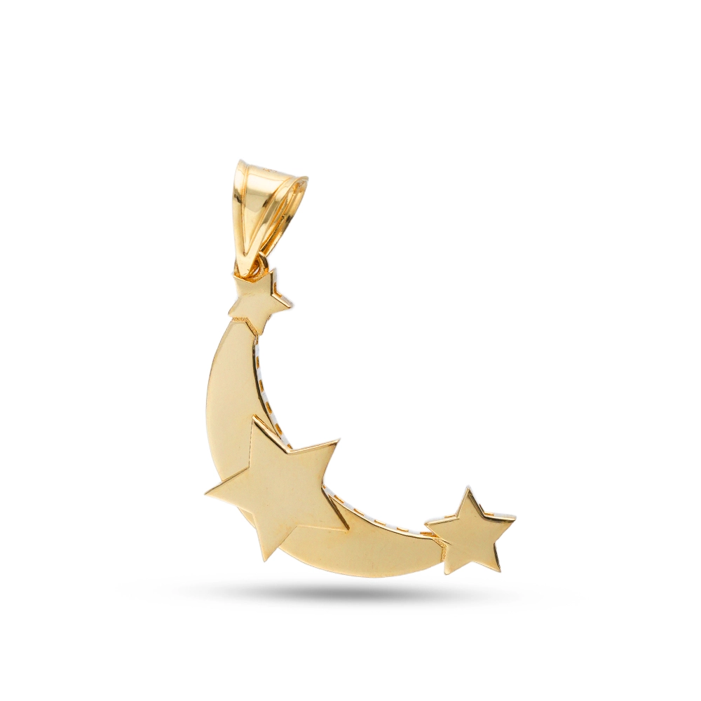 MOON AND STAR PENDANT CHARM