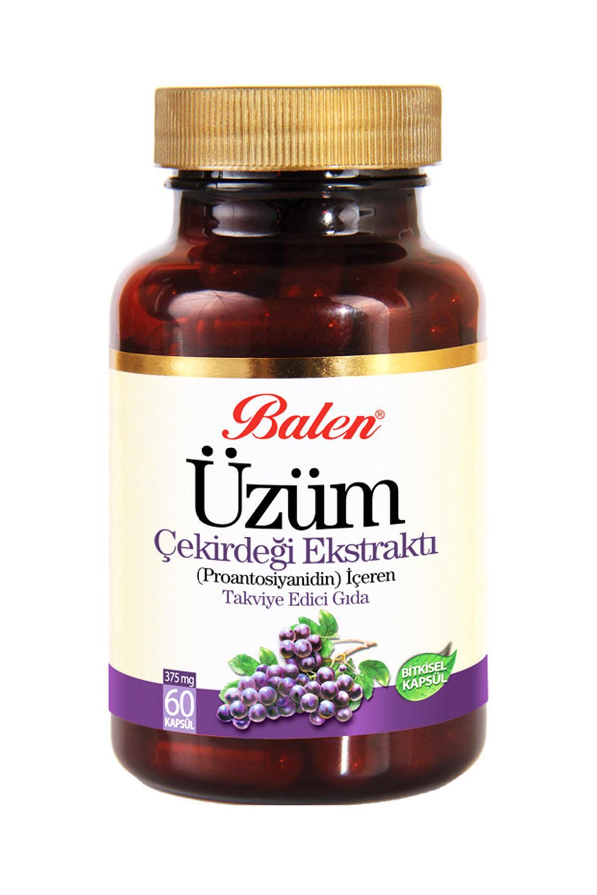 Balen Üzüm Çekirdeği Ekstraktı 375 Mg 60 Kapsül x 3 Adet