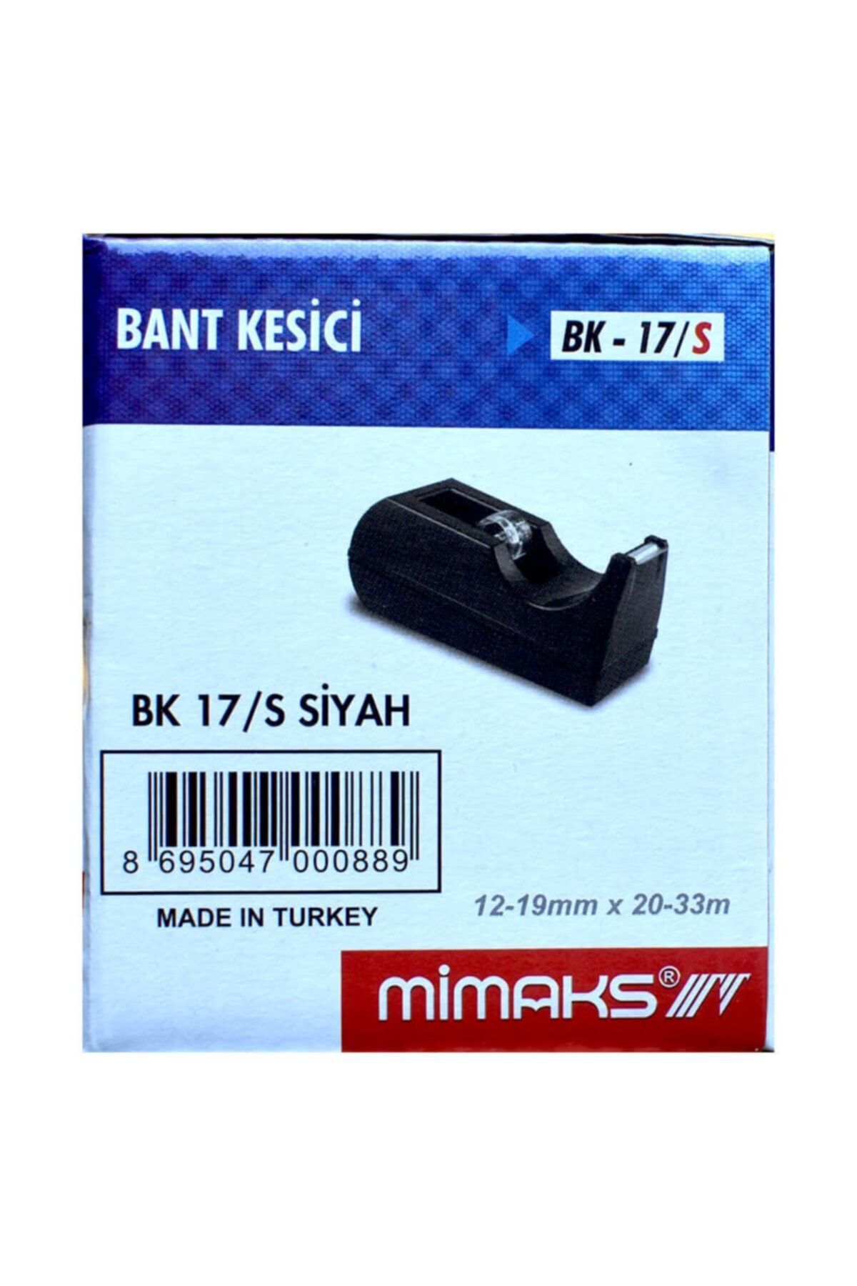 Bant Makinası Mini-midi /s Siyah (12mm* 33 Metre)