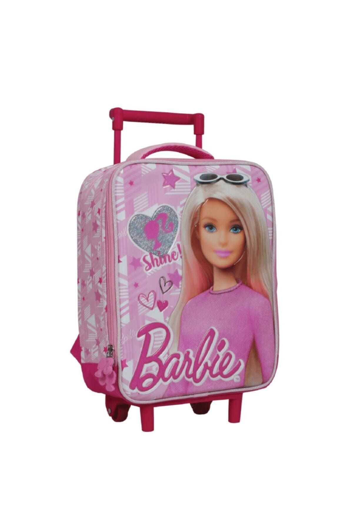 Barbie Lisanslı Çek Çekli Anaokulu Çantası 5043