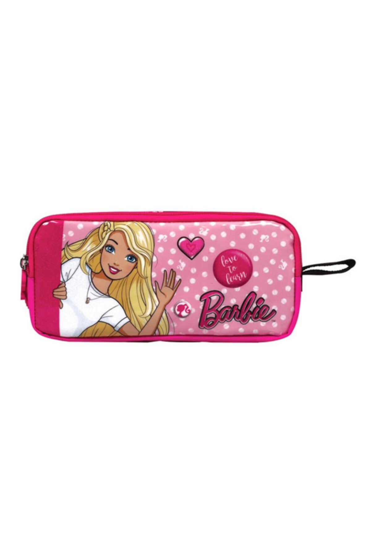 Barbie Lisanslı Kalem Çantası Hawk Black 5004