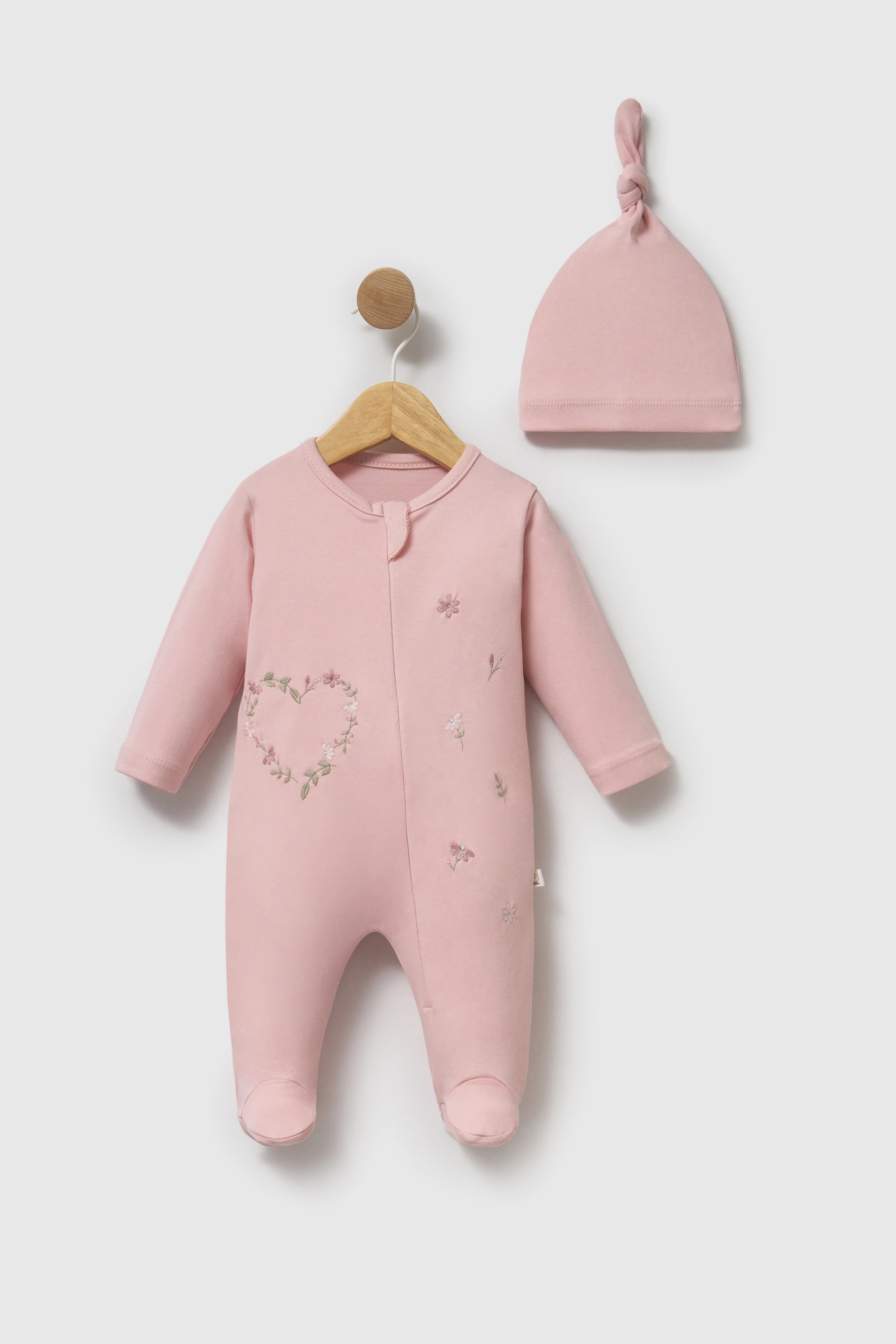 Bebelinna 26115 Bebek Tulumu 0-3 / 3-6 Ay Pembe