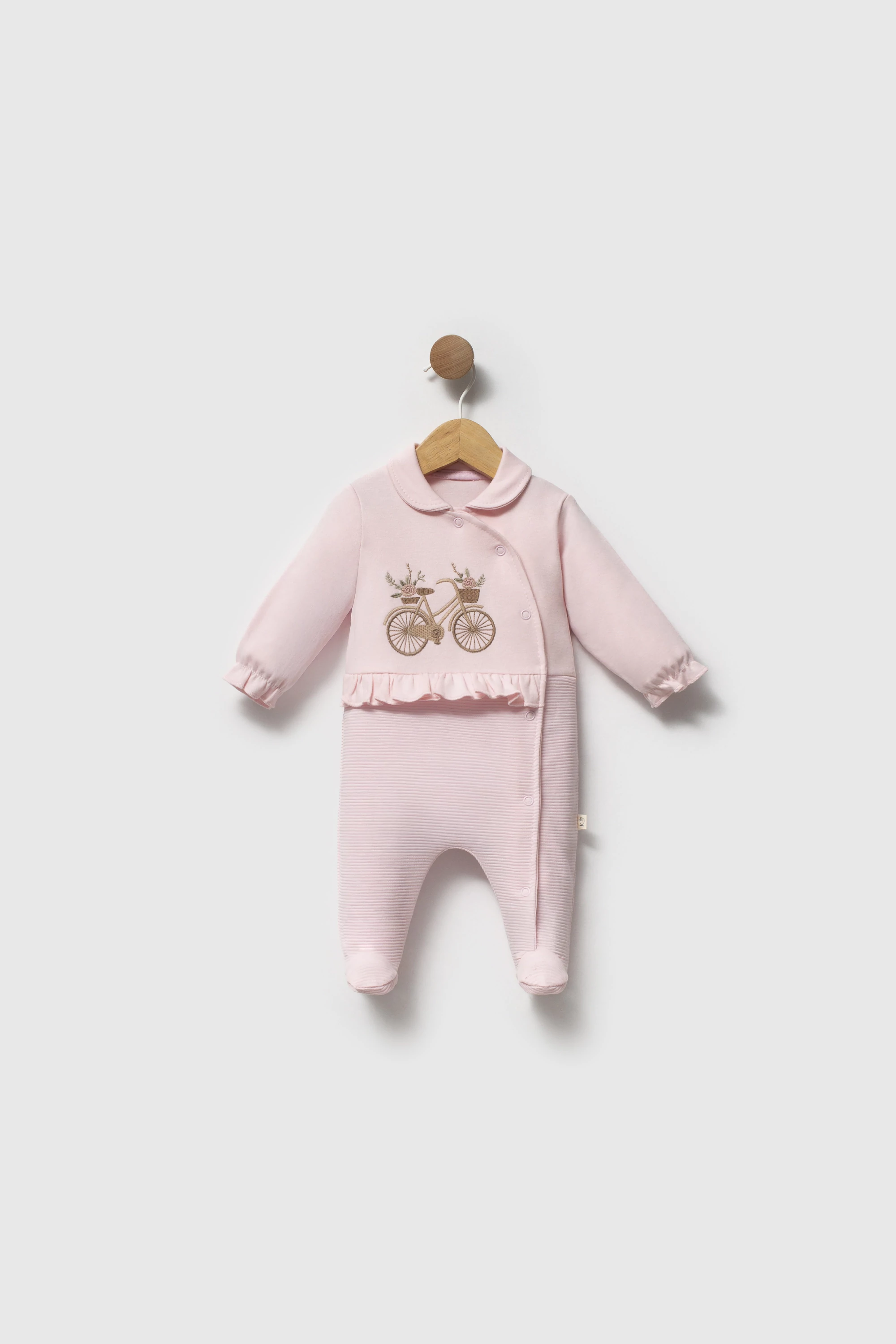 Bebelinna 2752  Penye Tulum 0-3 / 3-6 Ay Pembe