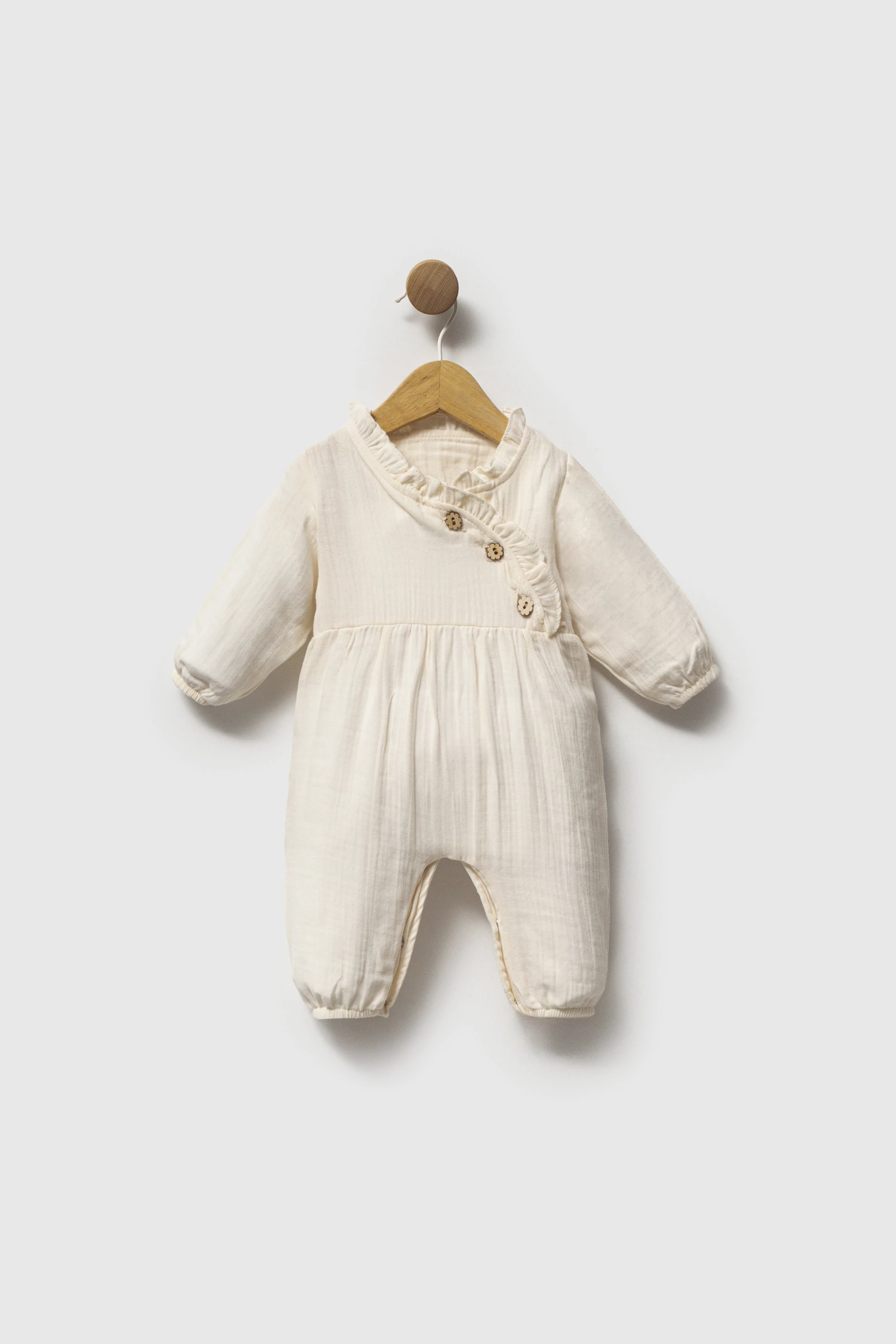 Bebelinna 2768  Muslin Tulum 0-3 / 3-6 Ay Organik