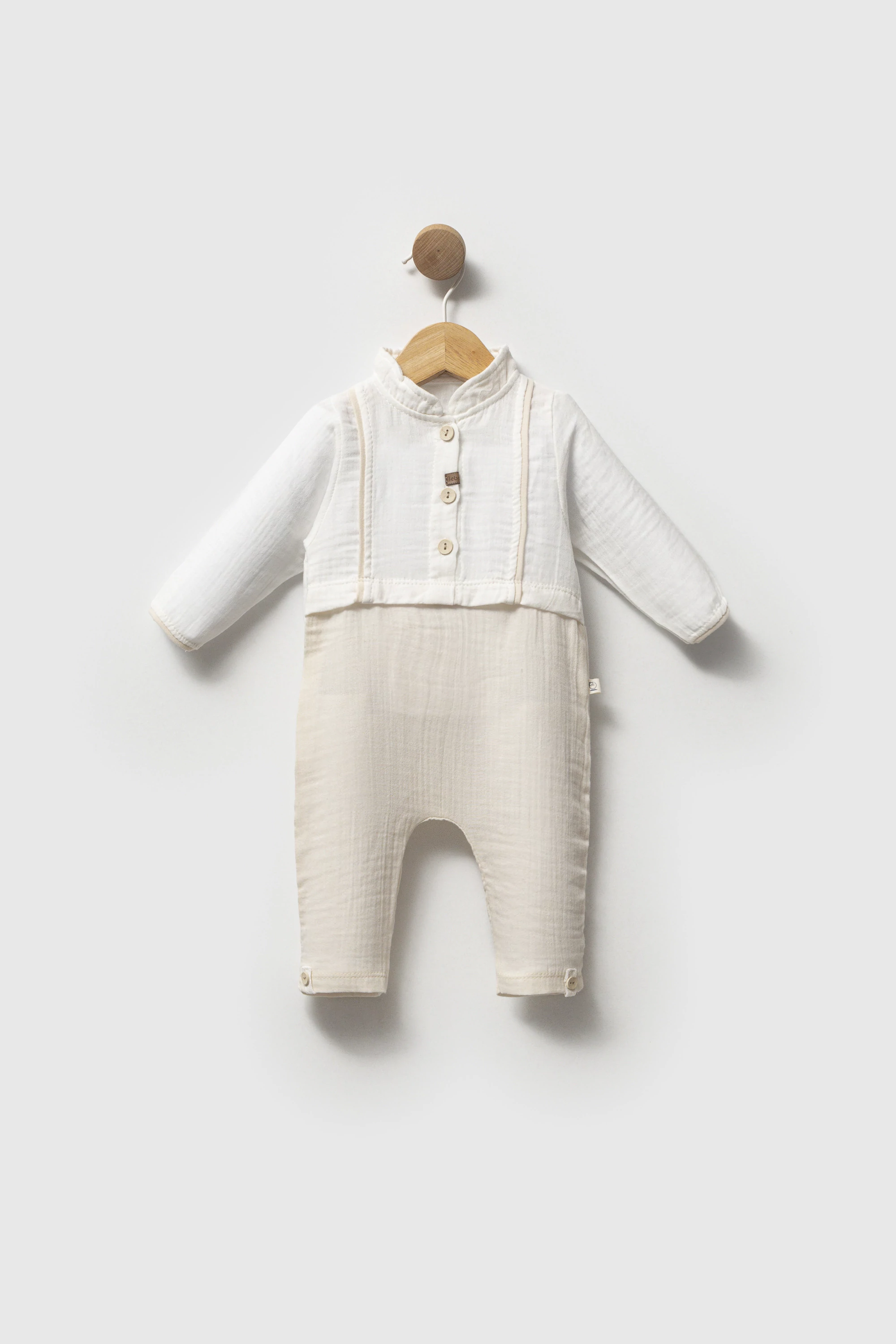 Bebelinna 2769  Muslin Tulum 0-3 / 3-6 Ay Organik