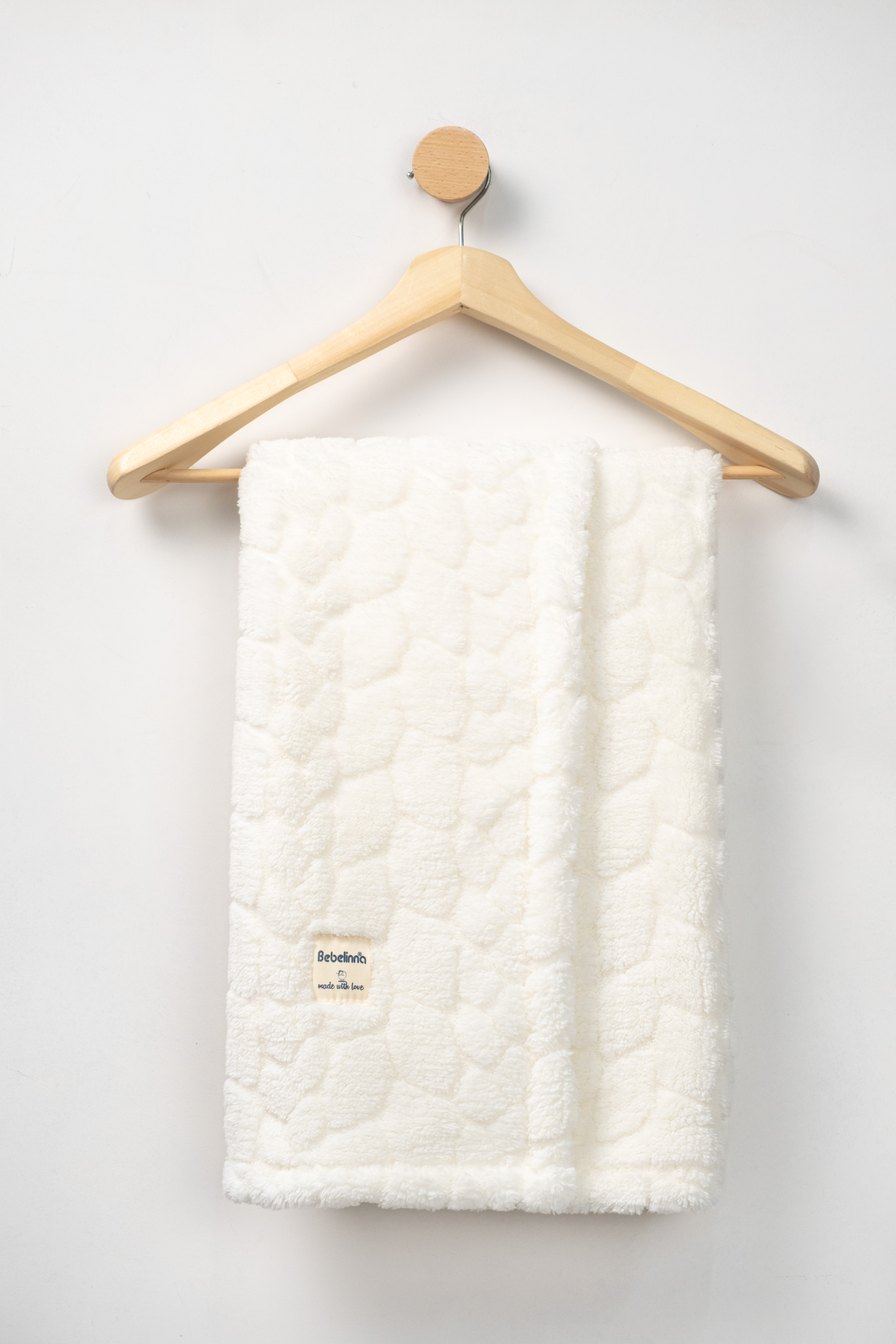 Bebelinna 4269 Kadife Battaniye 80x90 Krem