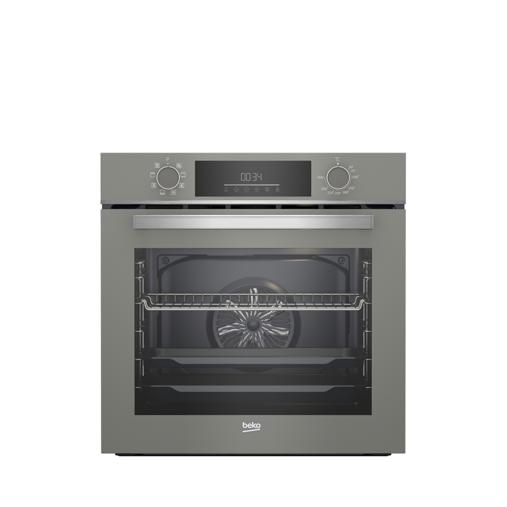 BEKO BFC 430 G 8 FONK CAM GRİ DJ SAAT FIRIN