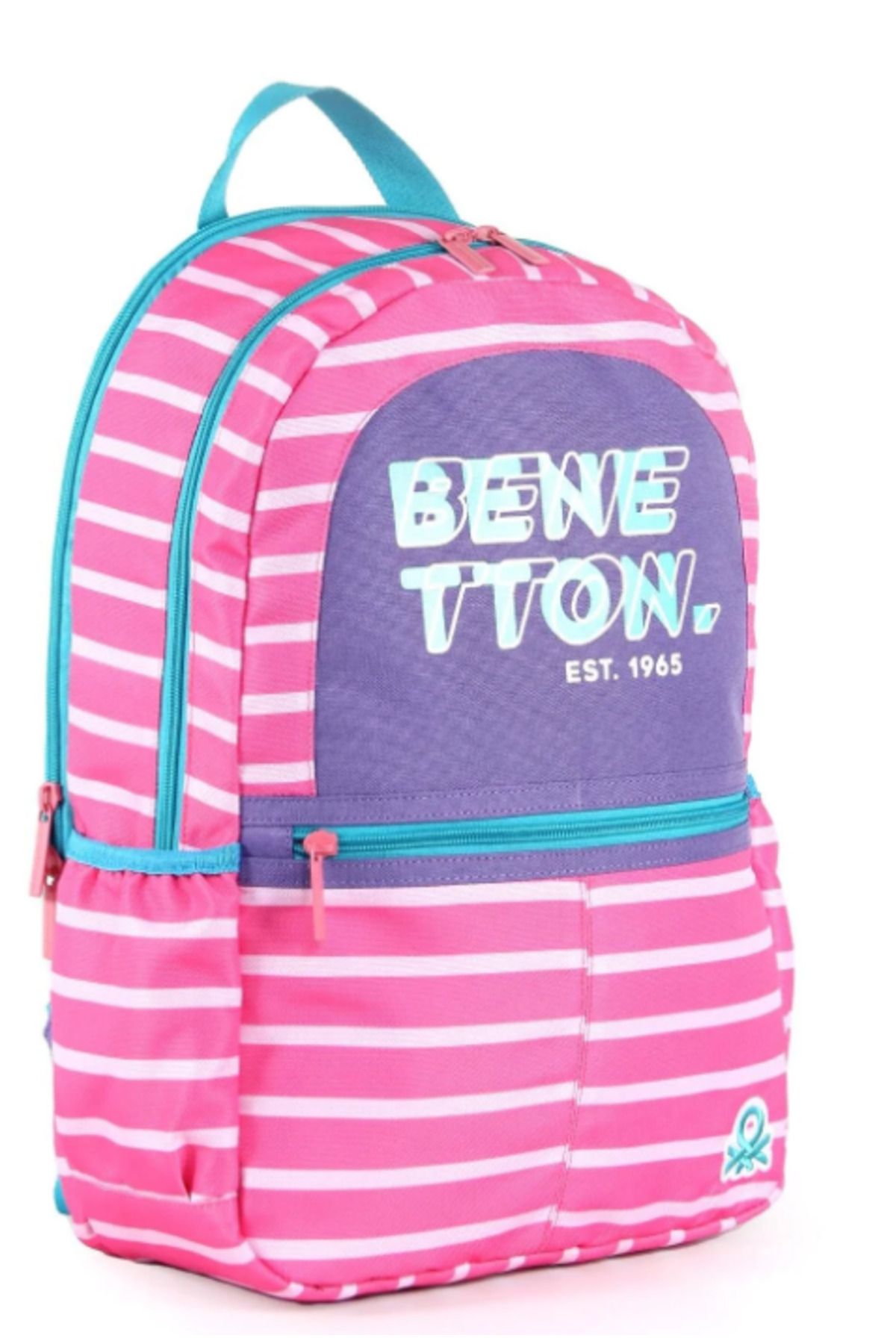 BENETTON OKUL ÇANTA 03752 PEMBE-MOR