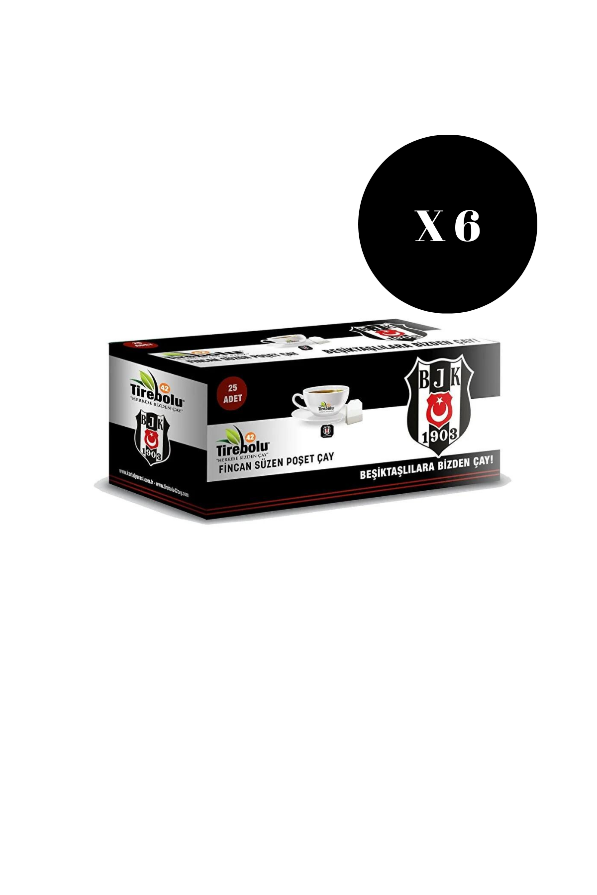 BEŞİKTAŞ  25 Lİ FİNCAN POŞET X 6 ADET