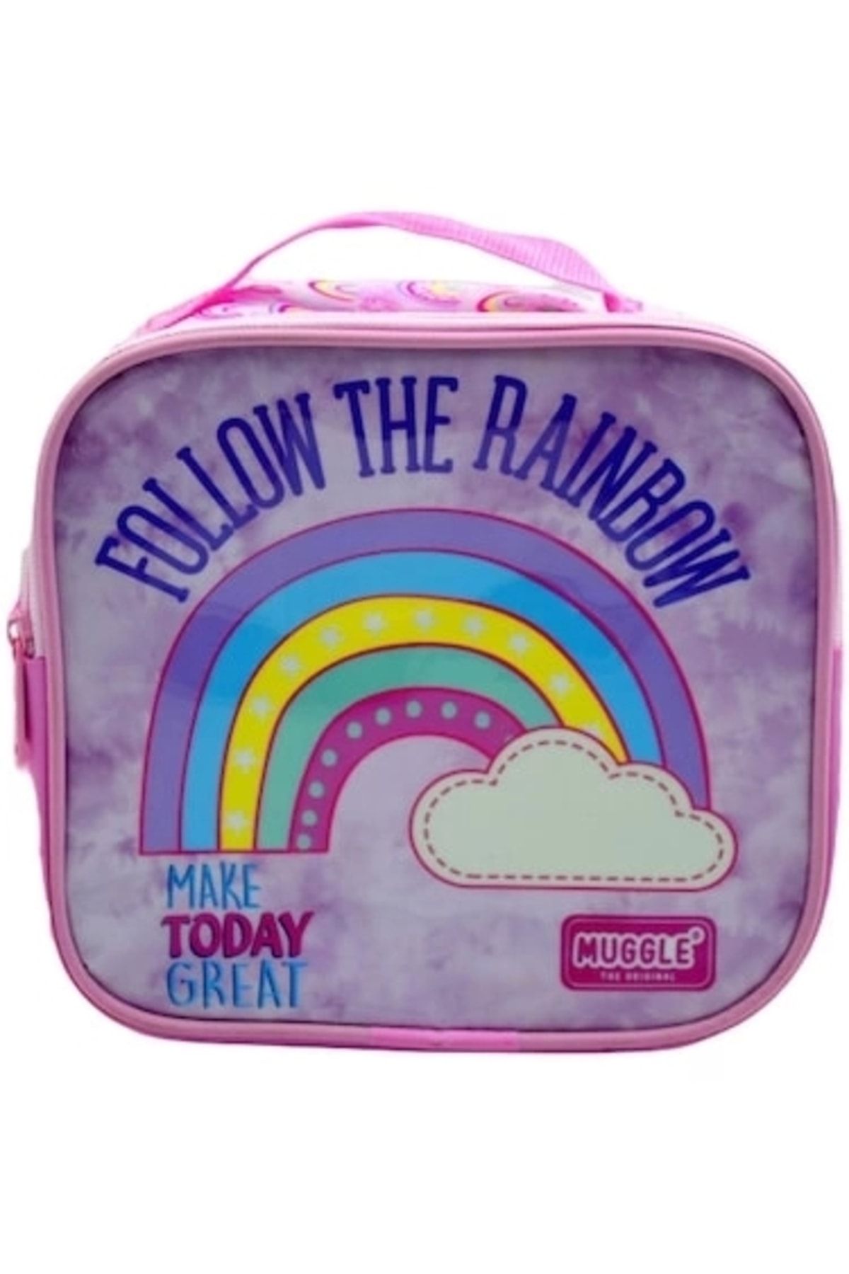 Beslenme Çantası Soft Rainbow Pembe Mu-6733