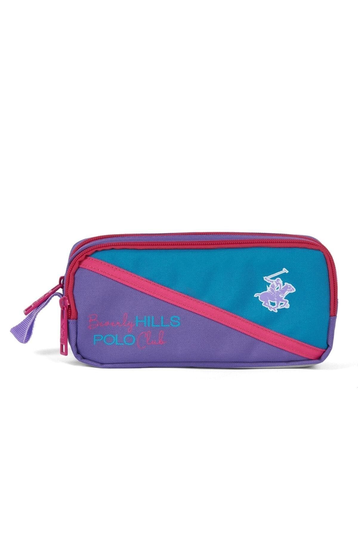 Bhpc75560 Lila Mor Unisex Çift Bölmeli Kalemlik Kalem Kutusu