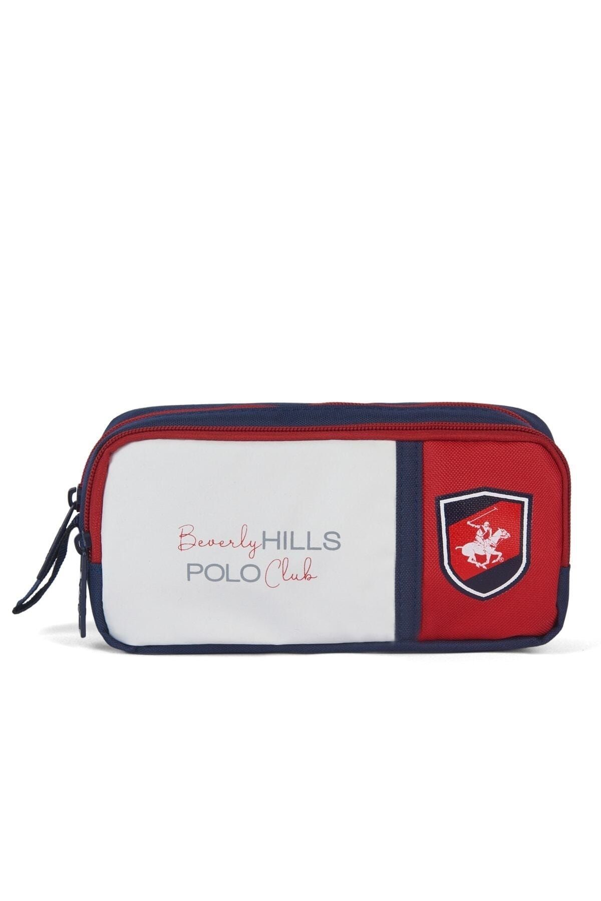 Bhpc75600 Lacivert Beyaz Unisex Çift Bölmeli Kalemlik Kalem Kutusu