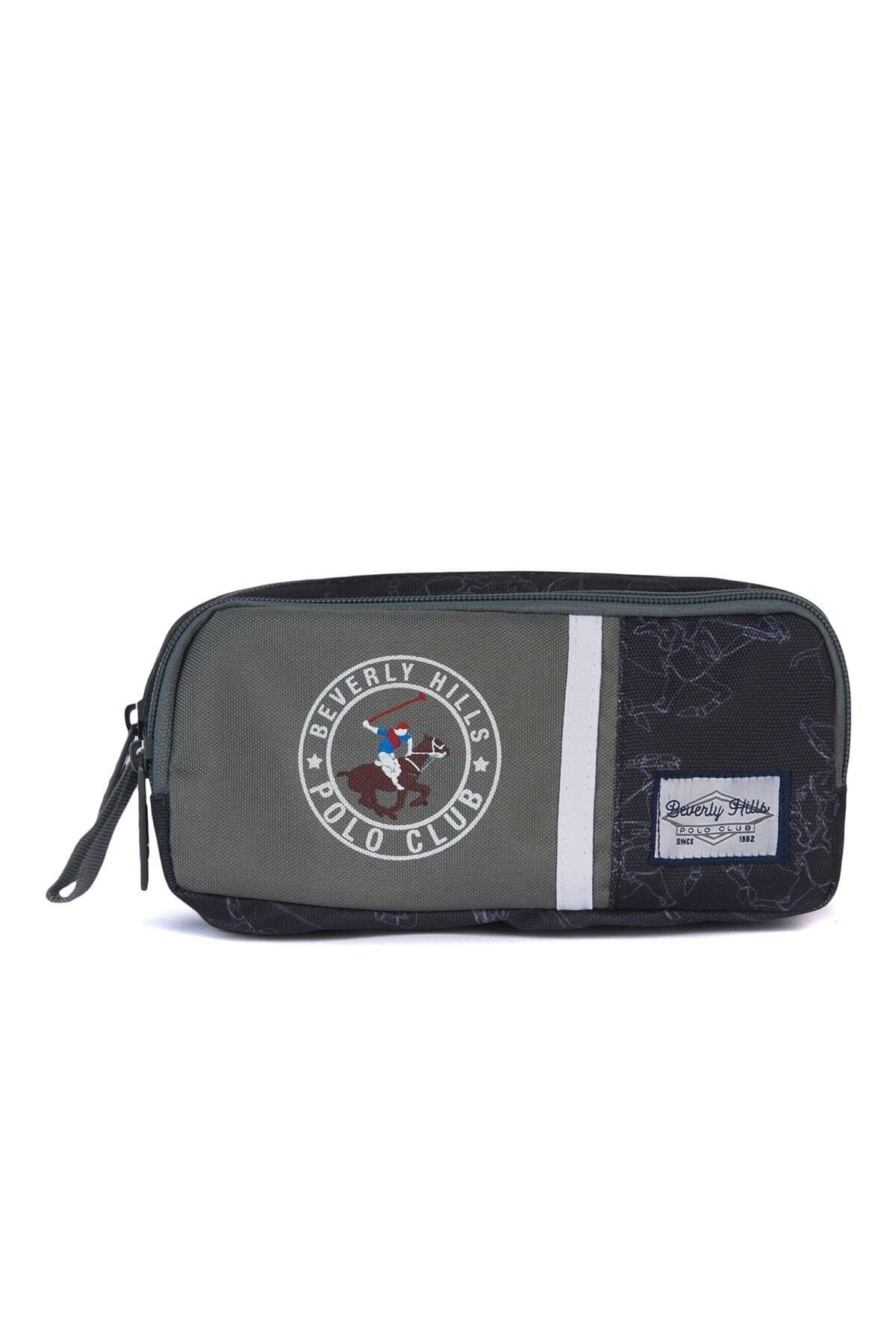 Bhpc76162 Siyah Gri Unisex Çift Bölmeli Kalemlik Kalem Kutusu